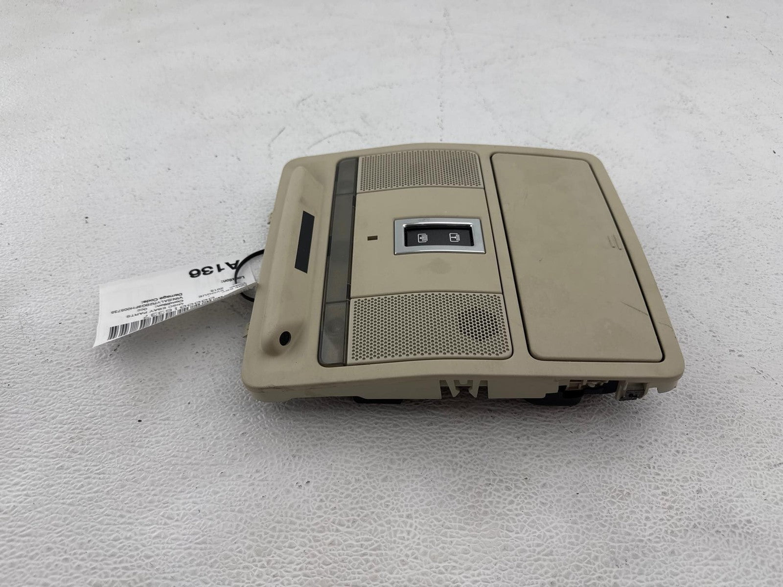 12-19 RANGE ROVER EVOQUE OVERHEAD ROOF INTERIOR DOME MAP LIGHT CONSOLE PANEL OEM