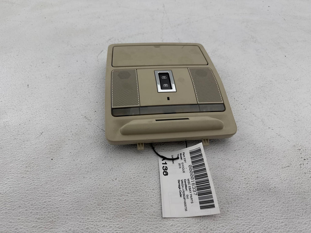 12-19 RANGE ROVER EVOQUE OVERHEAD ROOF INTERIOR DOME MAP LIGHT CONSOLE PANEL OEM