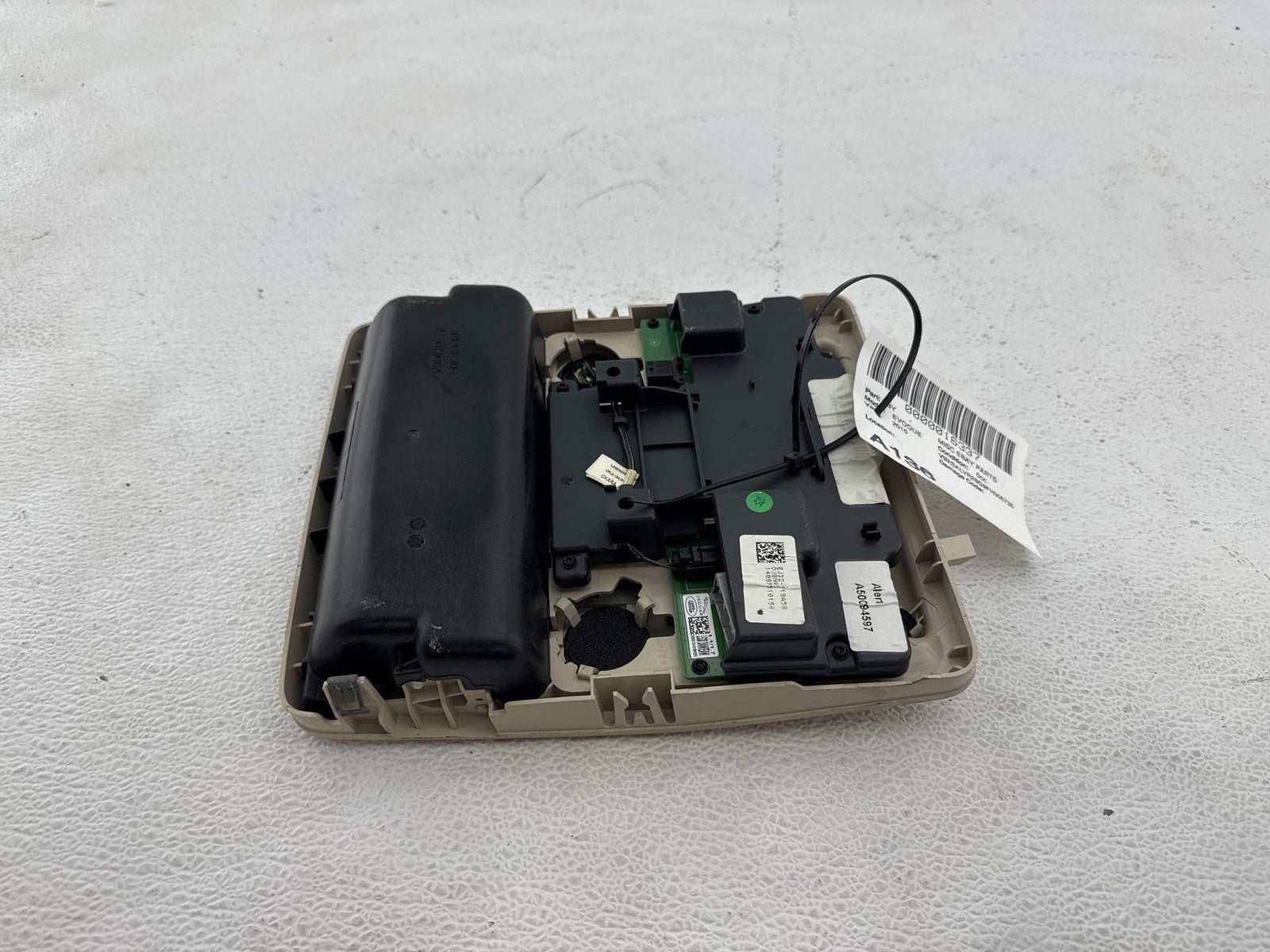 12-19 RANGE ROVER EVOQUE OVERHEAD ROOF INTERIOR DOME MAP LIGHT CONSOLE PANEL OEM