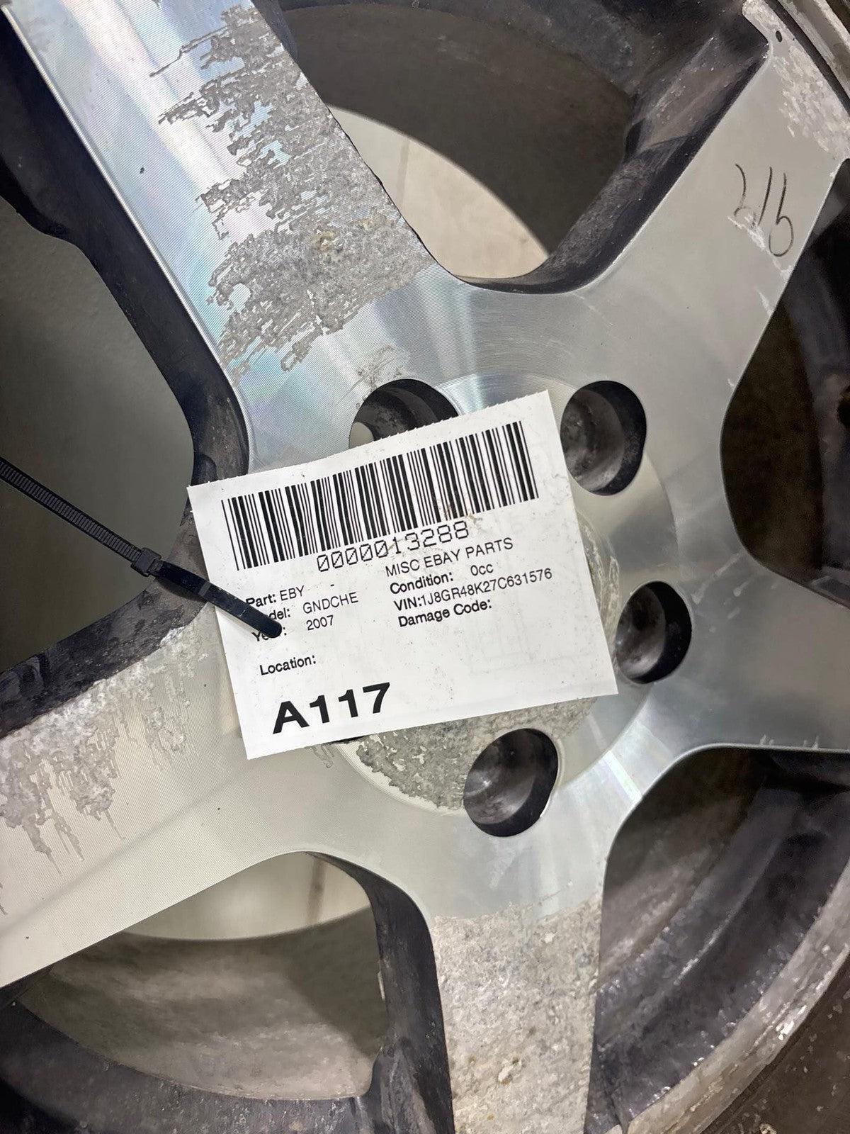 05-07 Jeep Grand Cherokee Spare Tire Wheel 245/65 R17 105S Rim 17x7.5