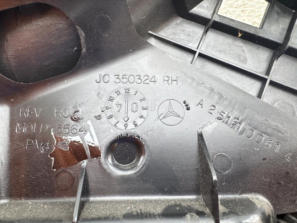 06-12 Mercedes Gl450 Front Right Seat Side Trim Panel W/Switch Control Seat Oem