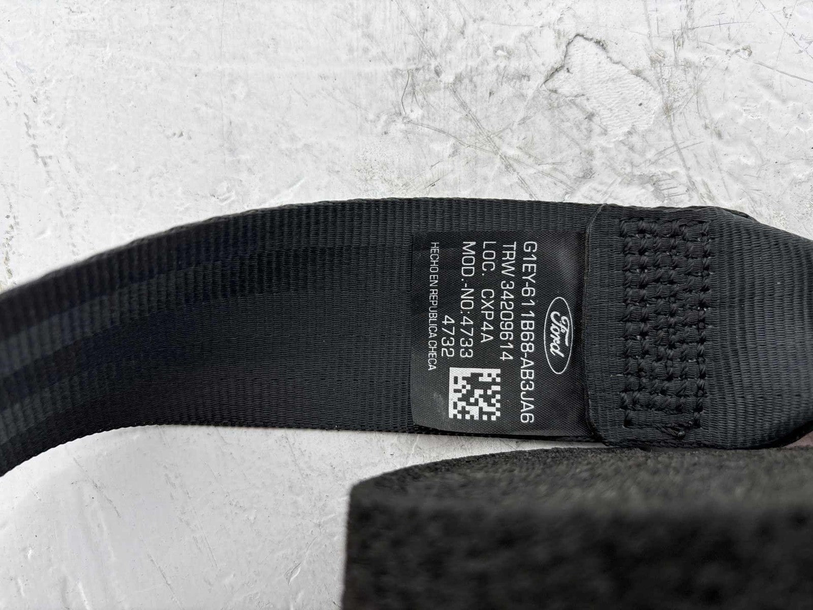 16-18 Ford Focus Rs Rear Left Seat Belt Oem