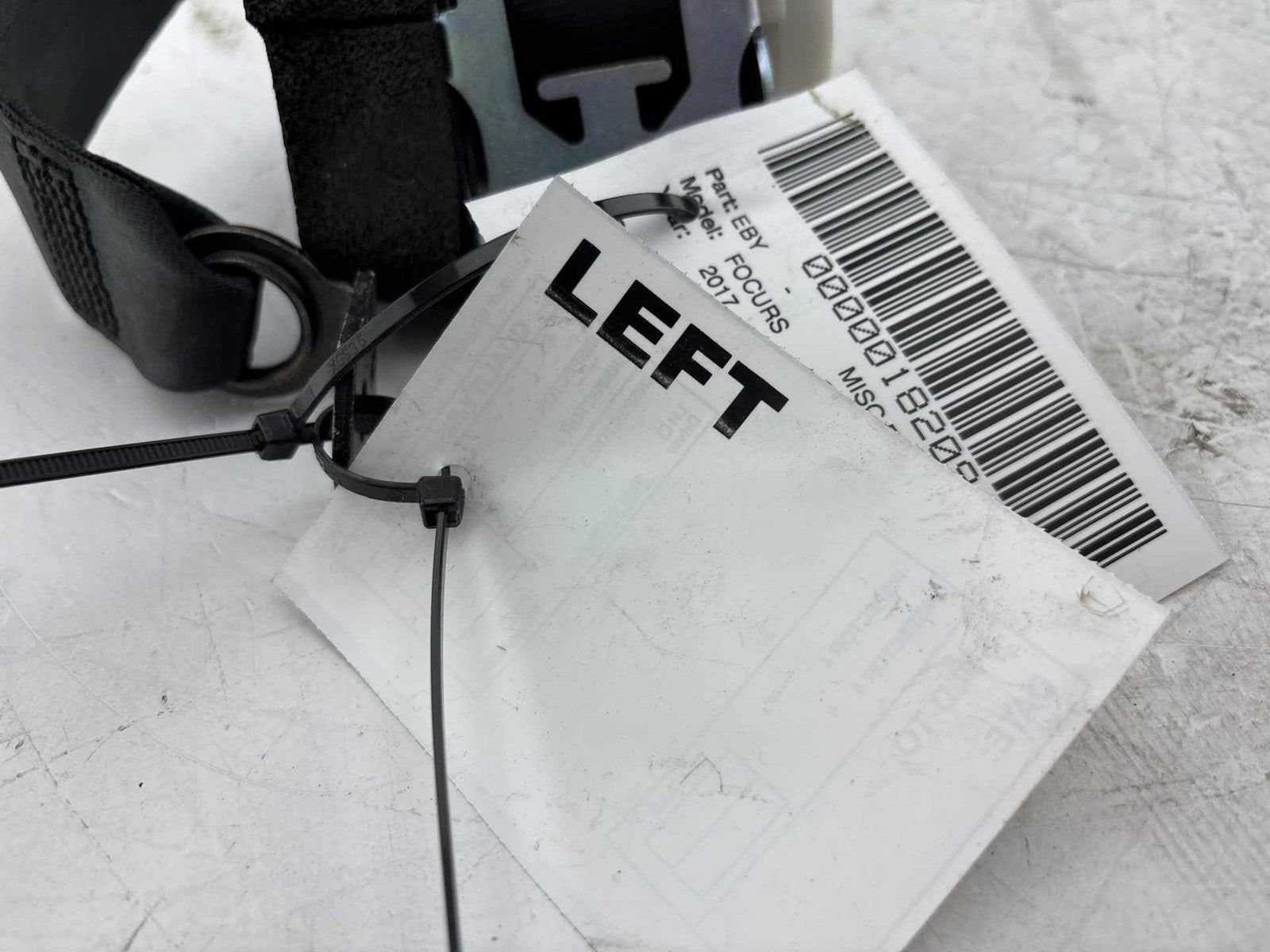 16-18 Ford Focus Rs Rear Left Seat Belt Oem