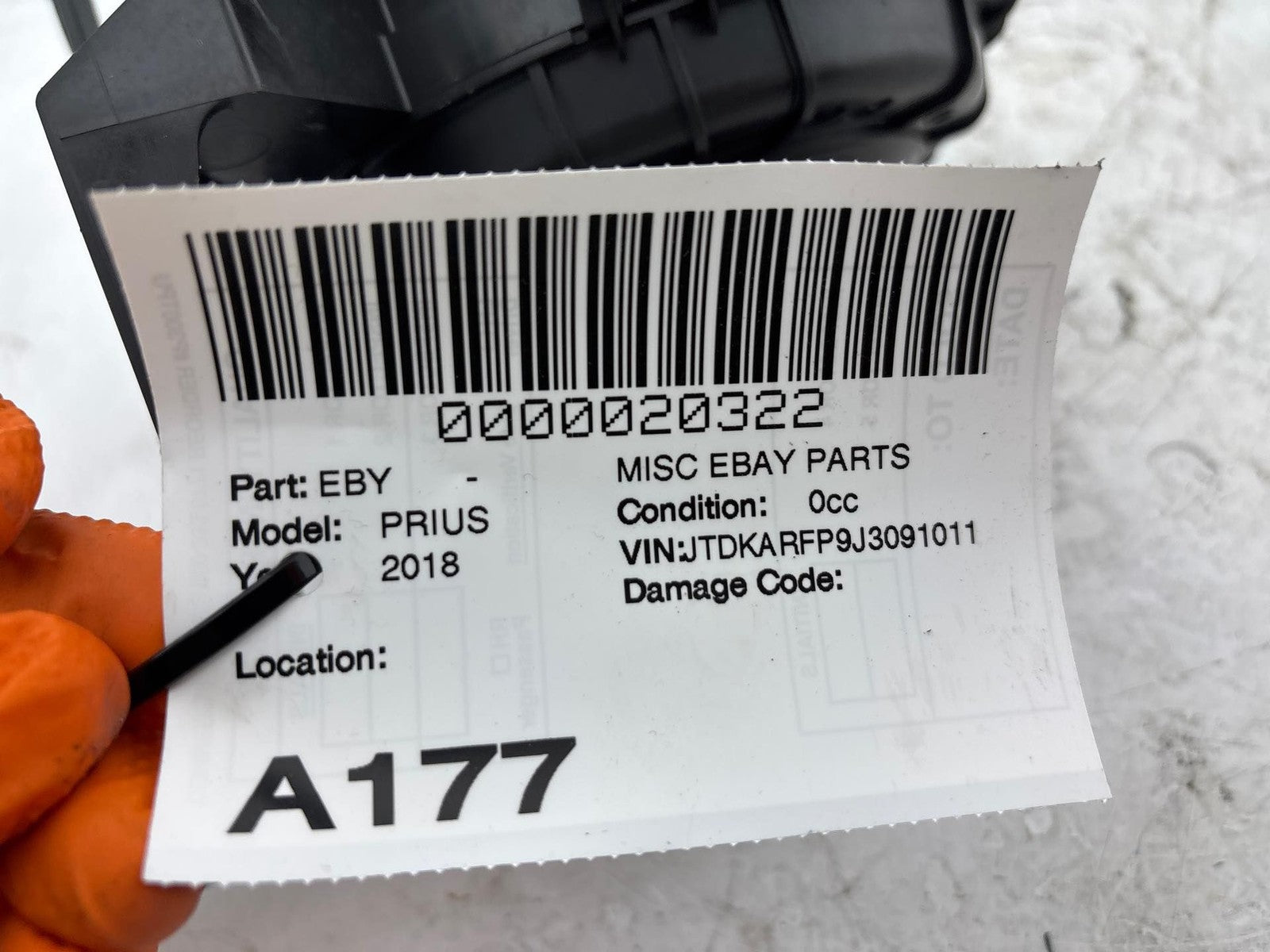 17-22 Toyota Prius Prime Hybrid Battery Pack Cooling Right Blower Fan Motor OEM