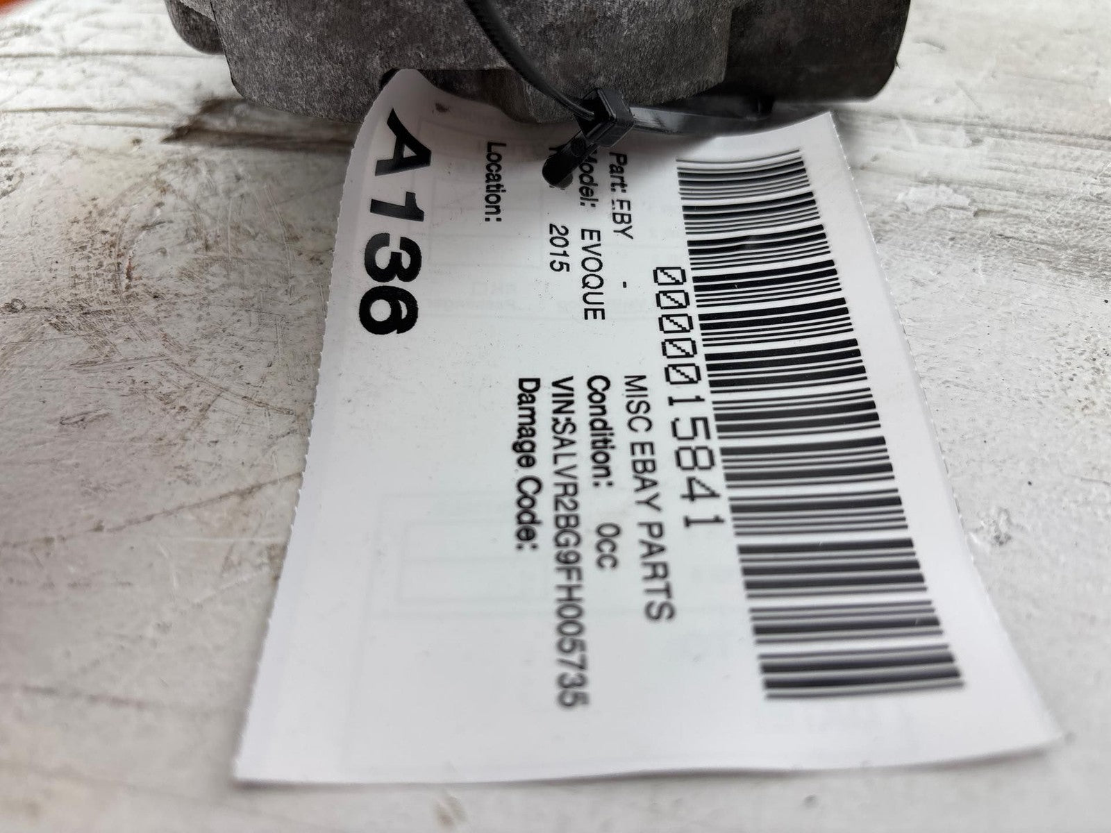 15-17 Land Rover RANGE ROVER EVOQUE 2.0L A/C Air Compressor