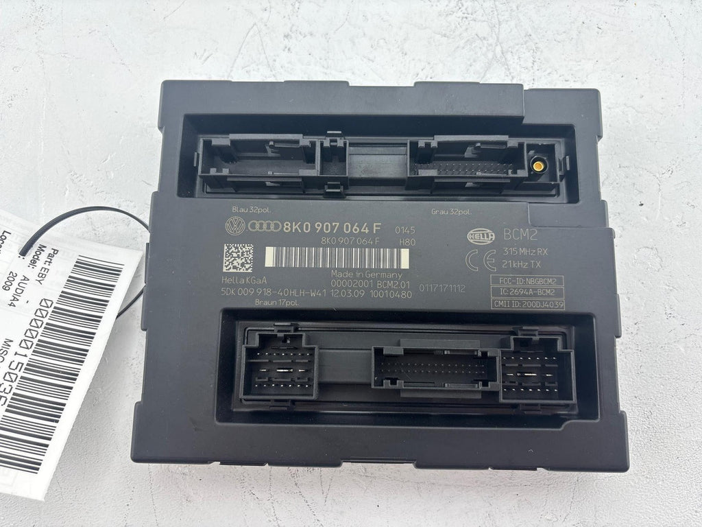 09-12 Audi A4 Body Comfort Control Module Oem 8K0-907-064-F
