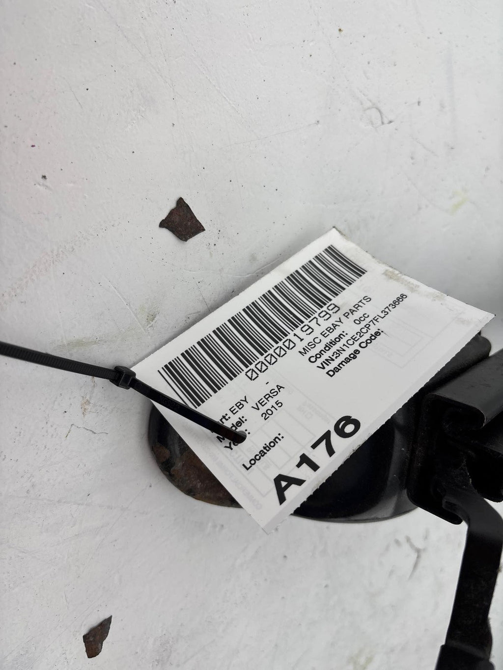 14-19 Nissan Versa Hatchback Front Right Seat Mounting Track Sliders Rails Oem