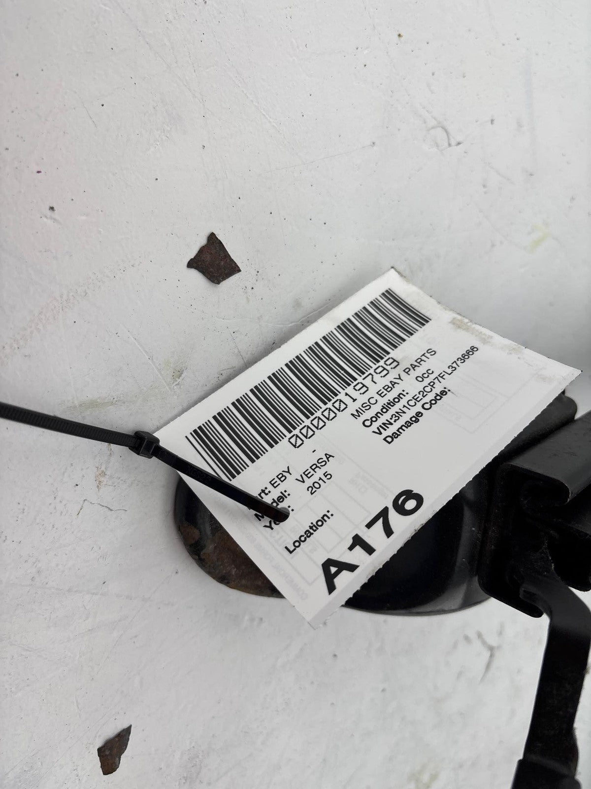 14-19 Nissan Versa Hatchback Front Right Seat Mounting Track Sliders Rails Oem