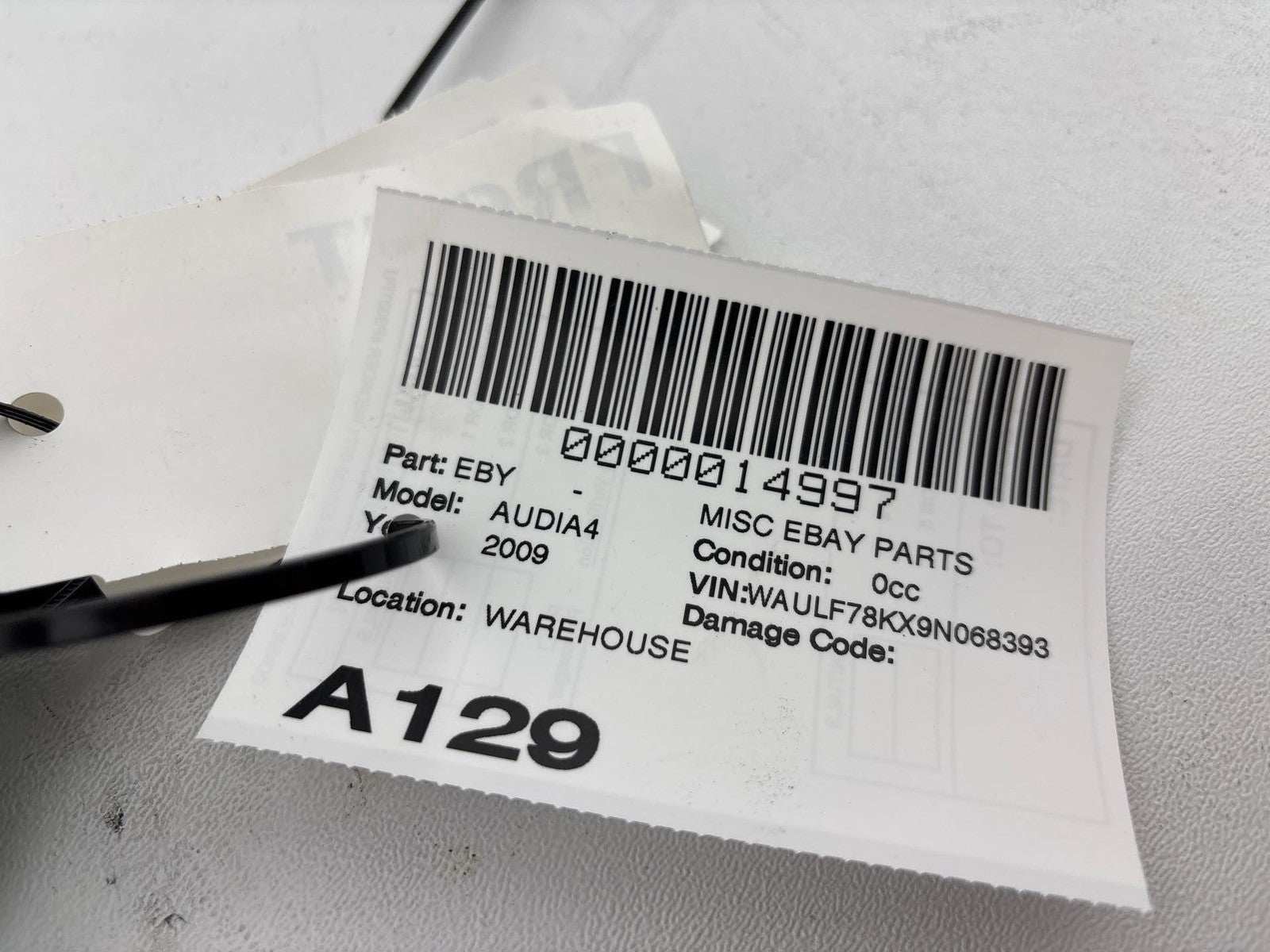 09-11 Audi A4 Front Left Side Door Window Ragulator W/ Motor Oem