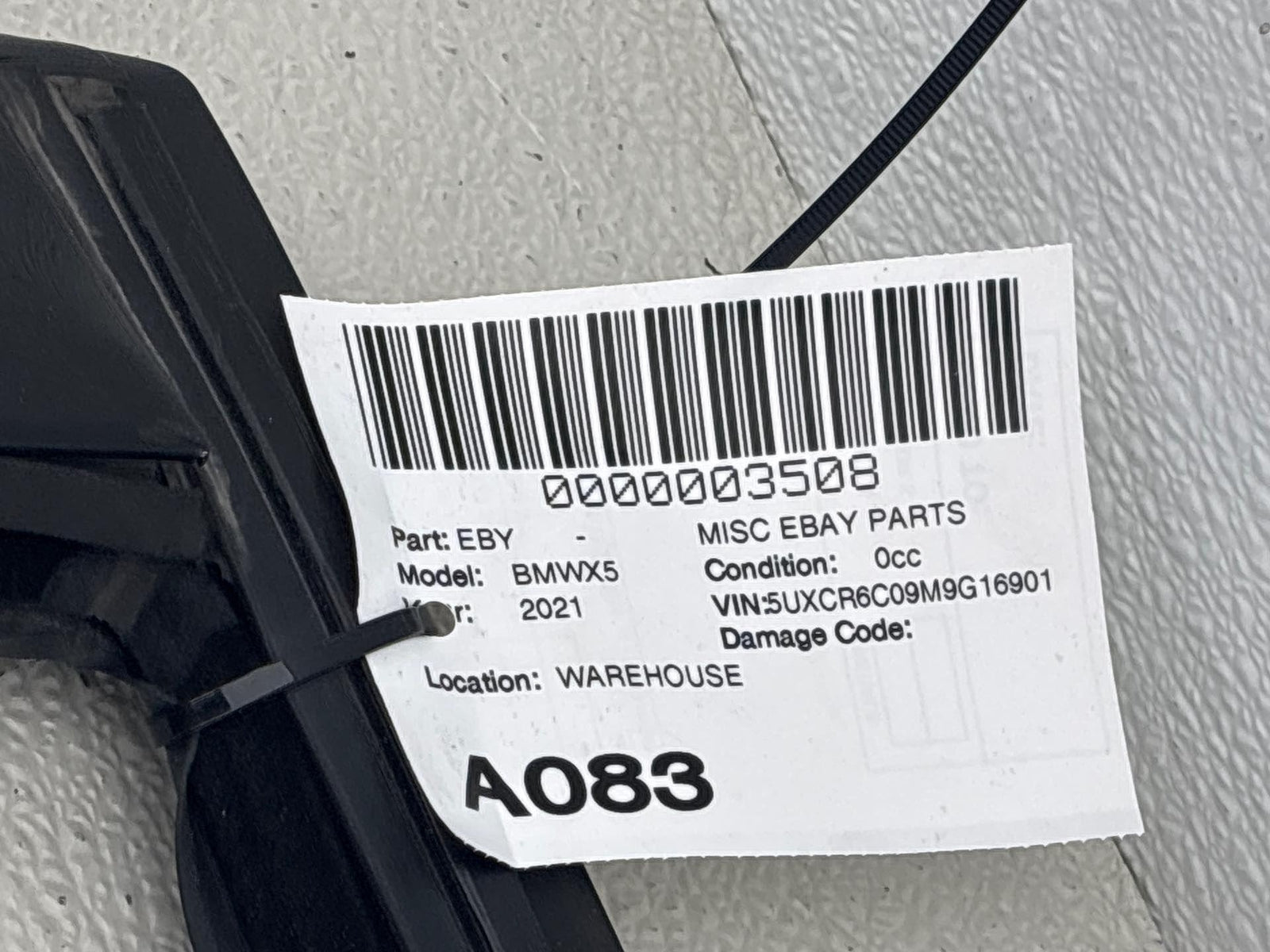 19-25 BMW X5 G05 Rear Left Window Frame Lh OEM