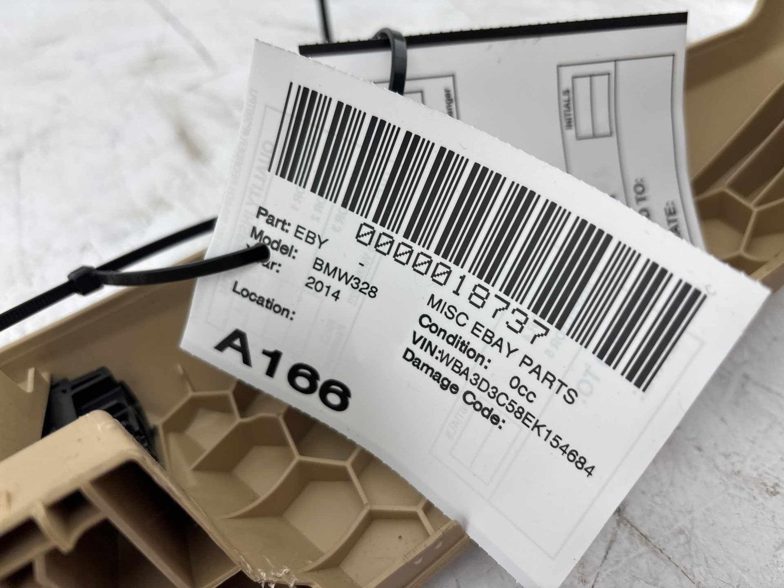 12-18 Bmw F30 328 320 Front Right Seat Adjustment Control Switch &Trim Cover Oem