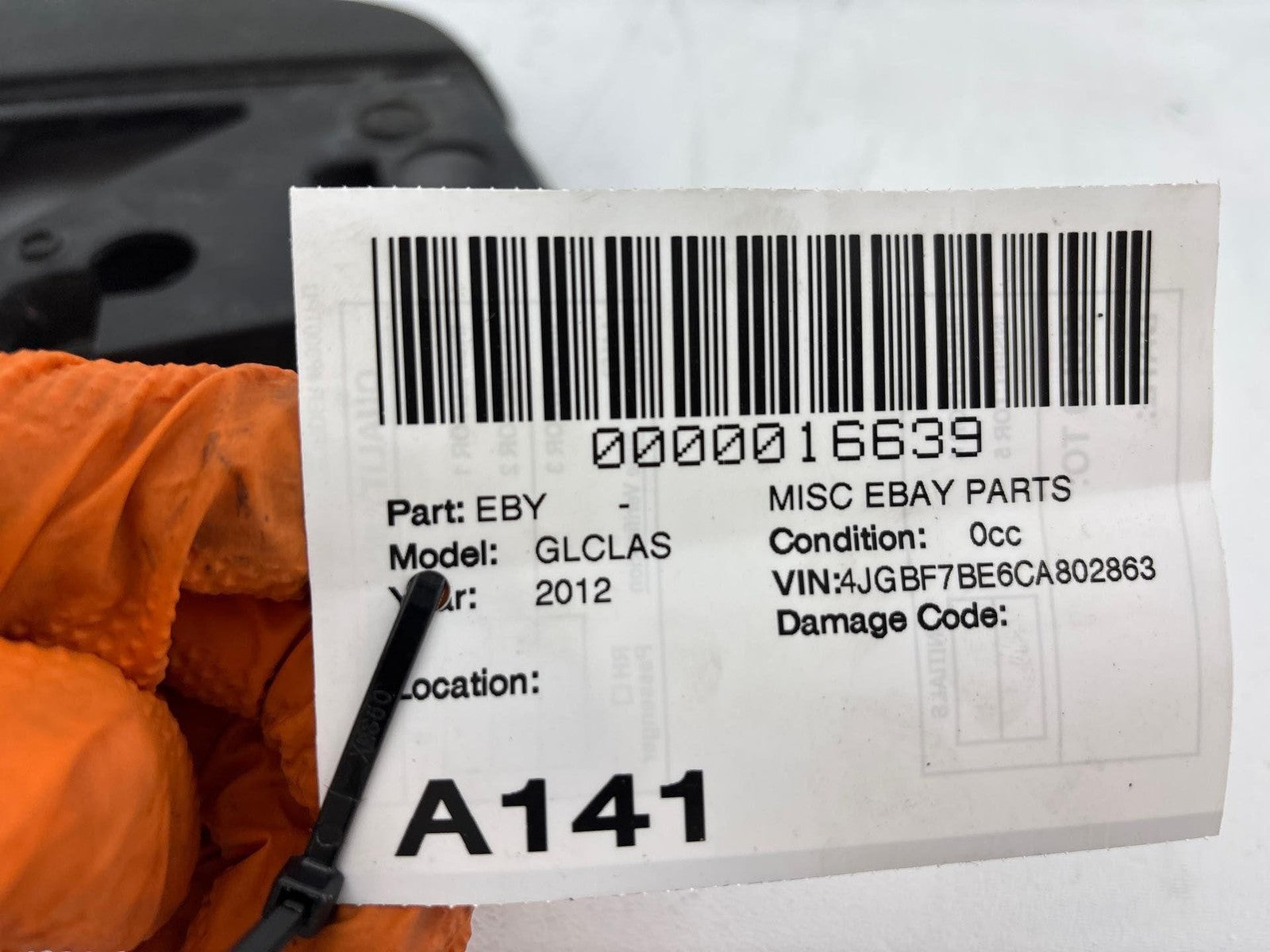 07-12 Mercedes Gl450 Front Right Seat Switch Trim Cover Panel Oem 2519185430