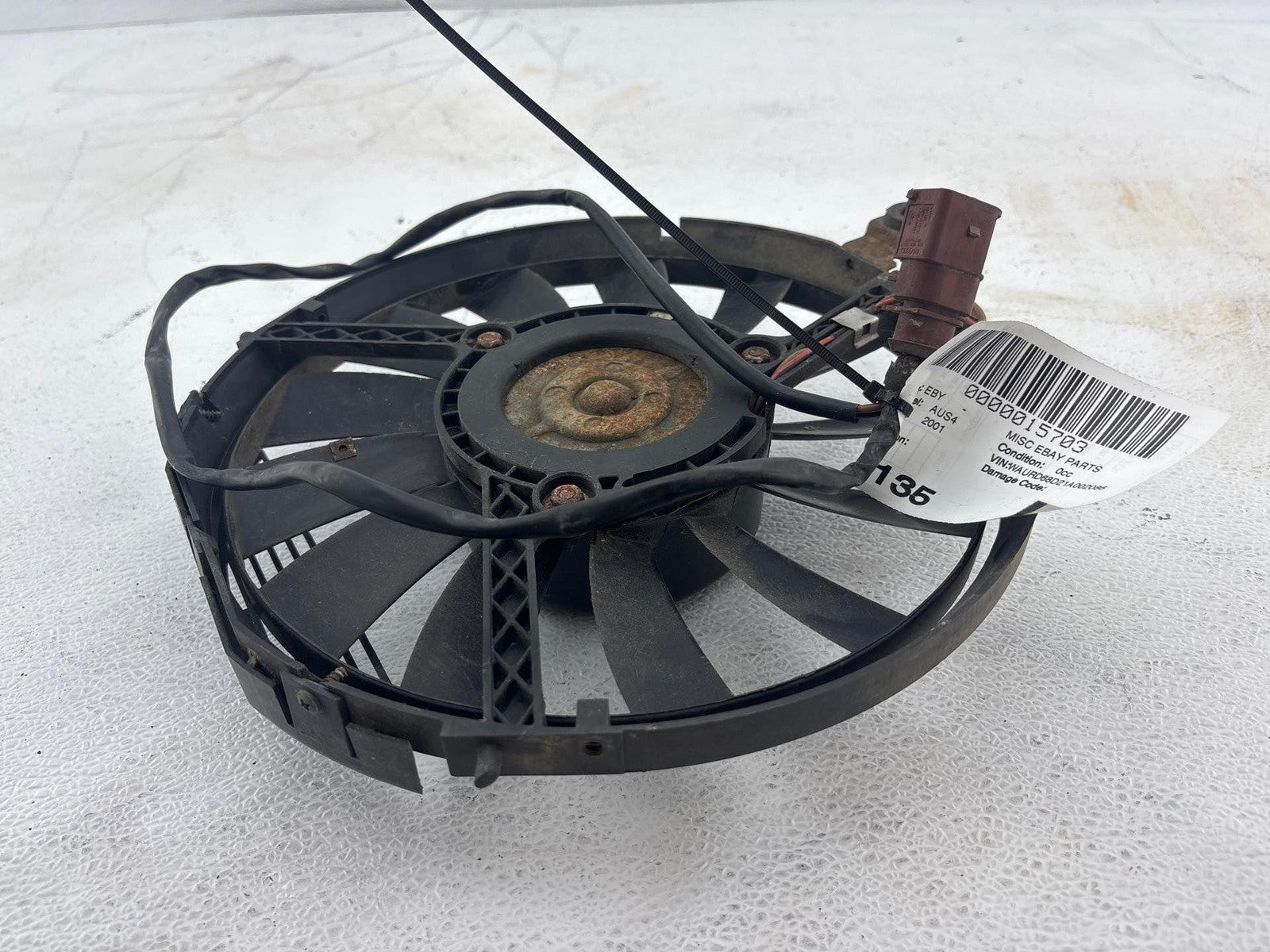 2000-2002 Audi S4 Radiator Cooling Fan Blade Oem
