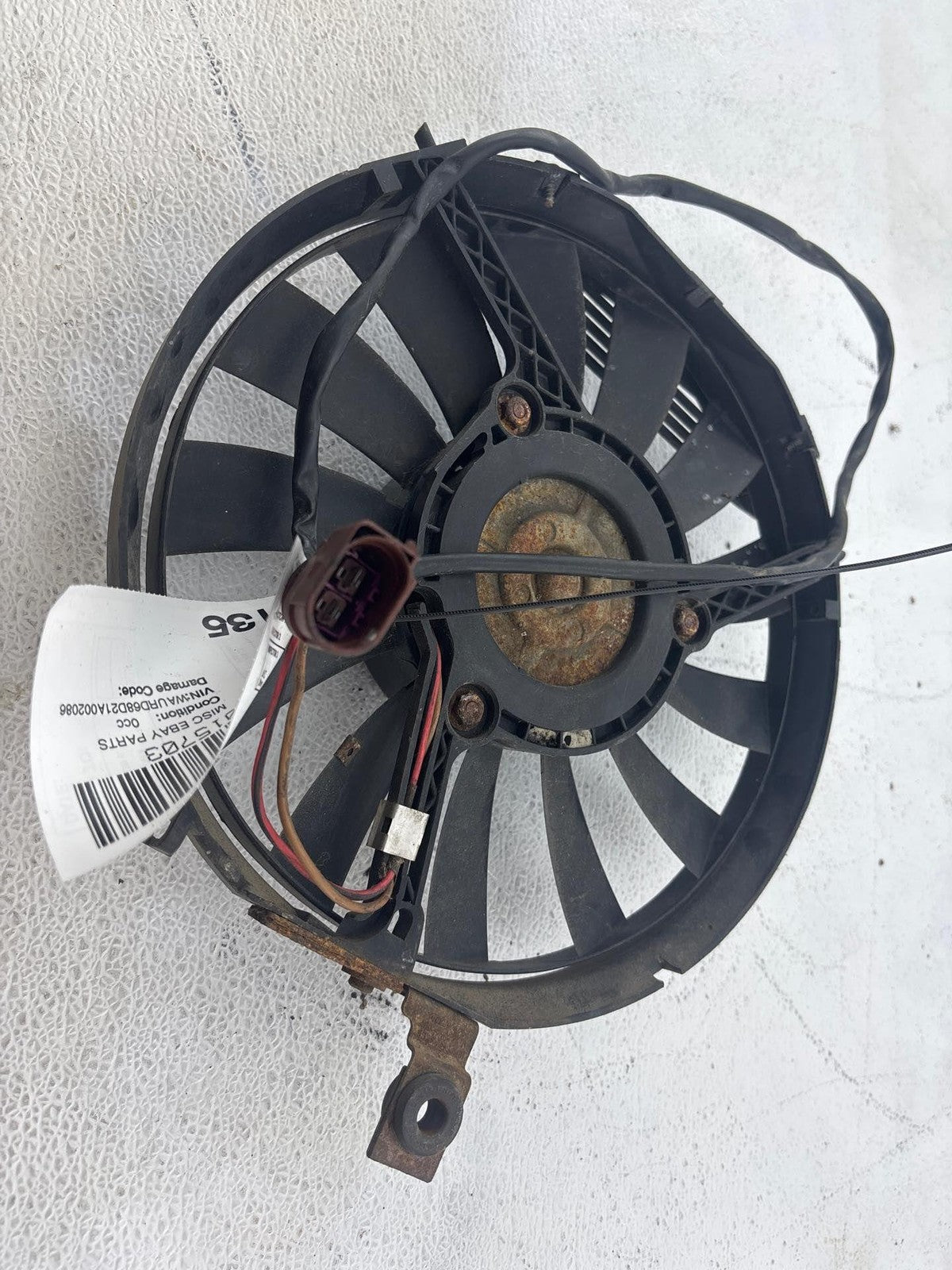 2000-2002 Audi S4 Radiator Cooling Fan Blade Oem