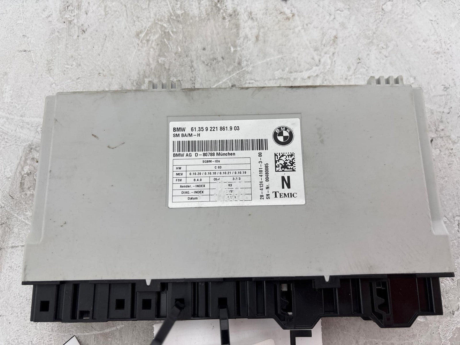 11-16 BMW 128i 135i LH Left FRONT Seat Control Module OEM 61359221861903