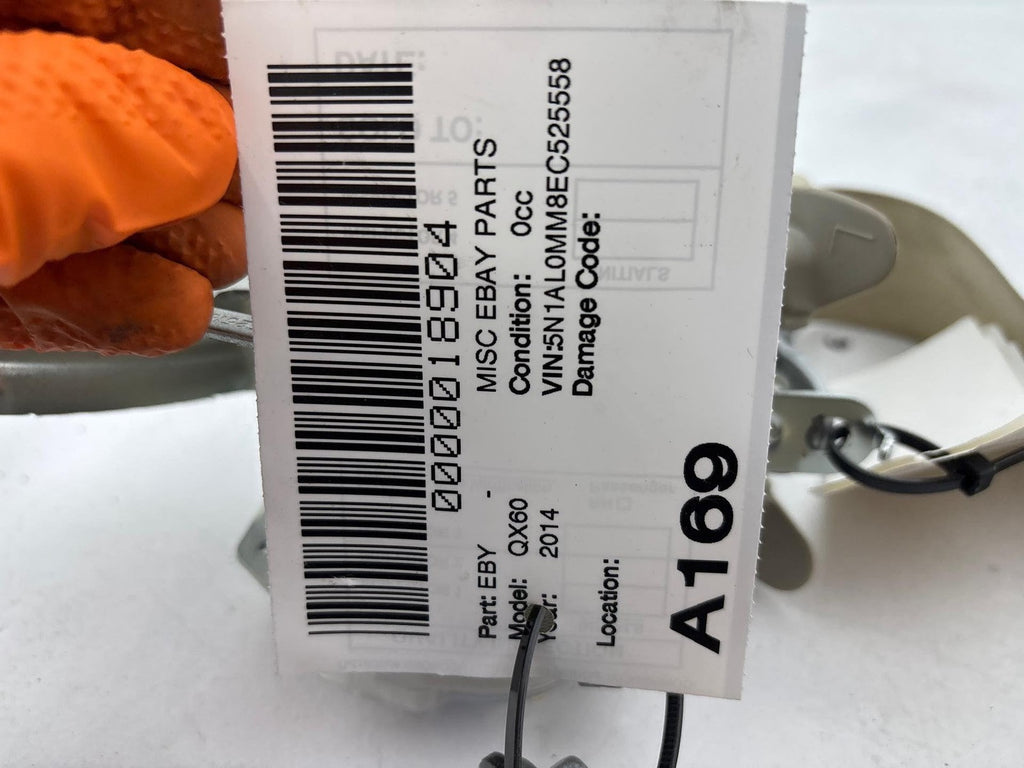 13- 20 Infiniti Qx60 Jx35 Rear Left Side 2Nd Second Row Seat Belt Retractor Oem