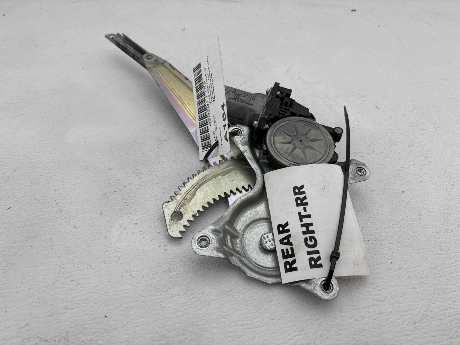 14-24 Mitsubishi Mirage G4 Rear Passenger Side Door Window Regulator