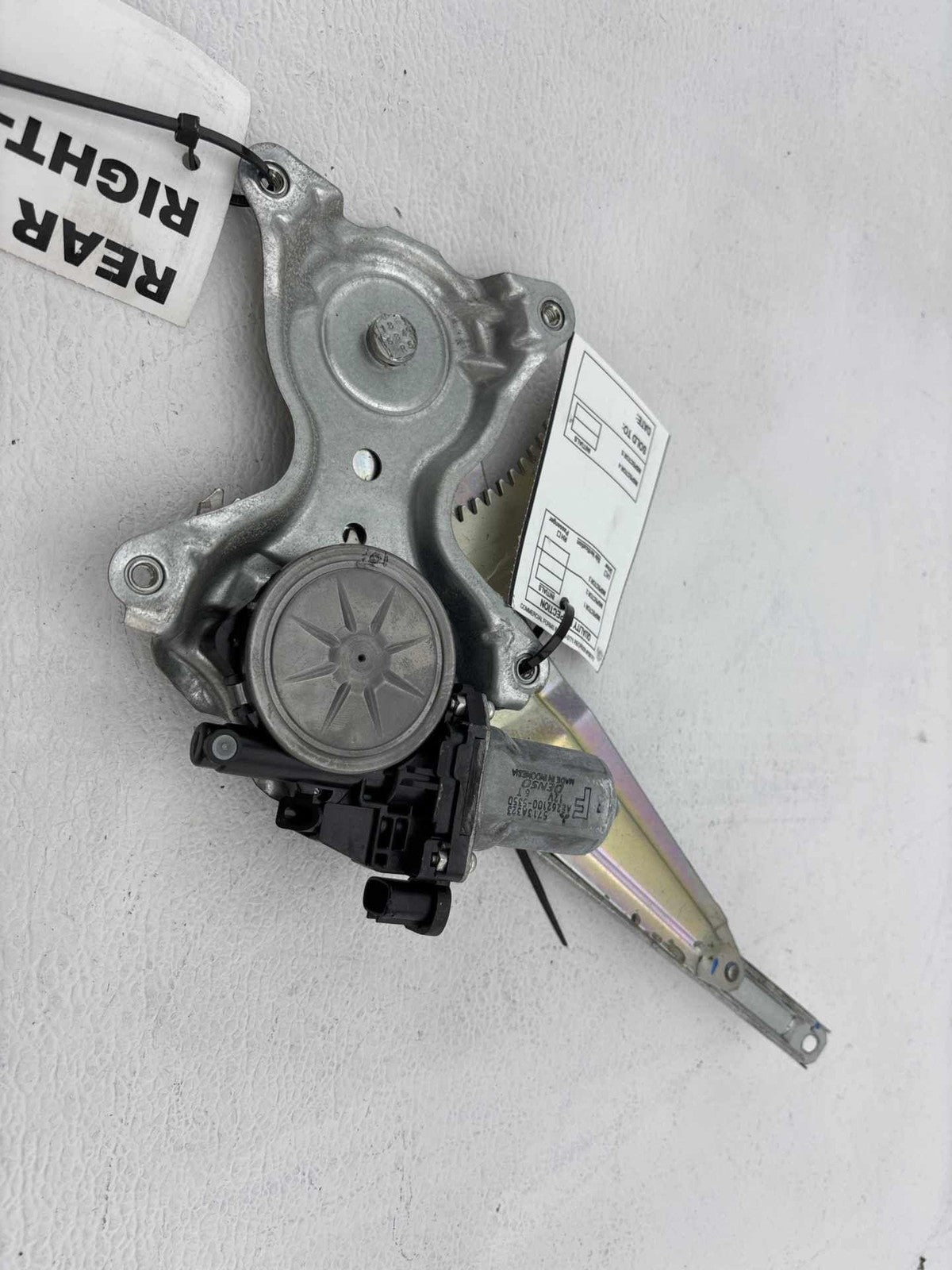 14-24 Mitsubishi Mirage G4 Rear Passenger Side Door Window Regulator