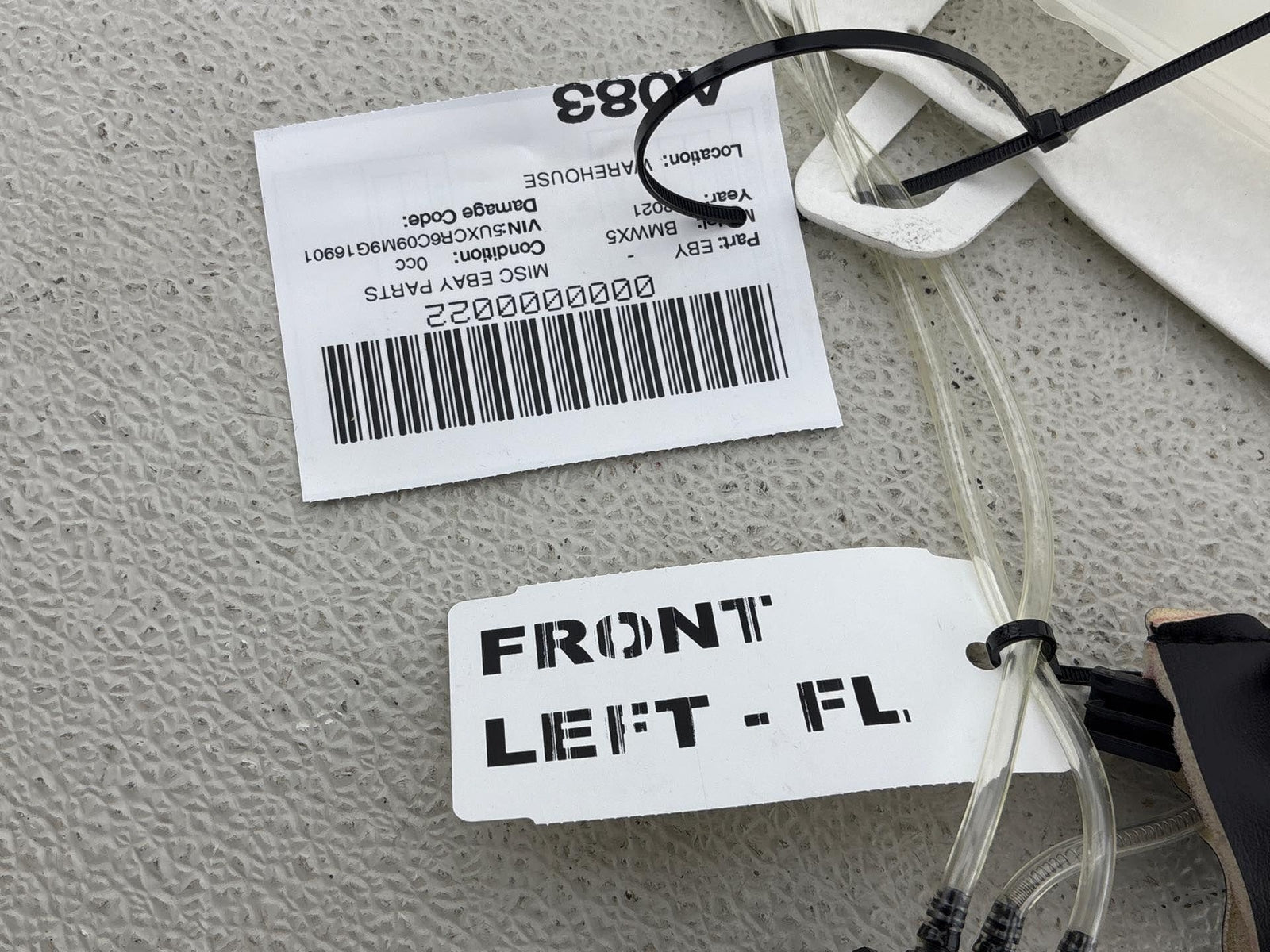 20-24 Bmw X5 Front Left Seat Lumbar Support 52107473983 Oem