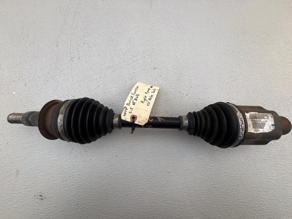 17-18 Buick Buick Envision 2.5L At Front Right Pass Cv Axle Shaft Oem