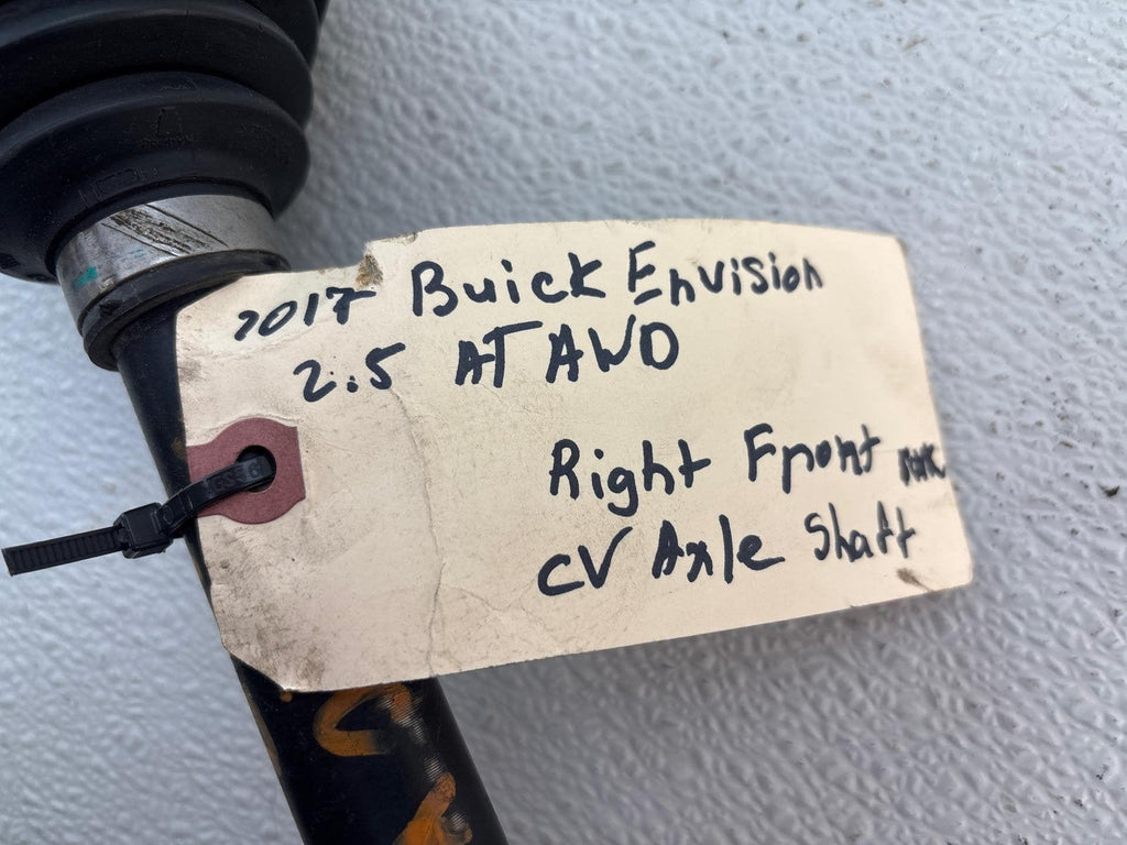 17-18 Buick Buick Envision 2.5L At Front Right Pass Cv Axle Shaft Oem