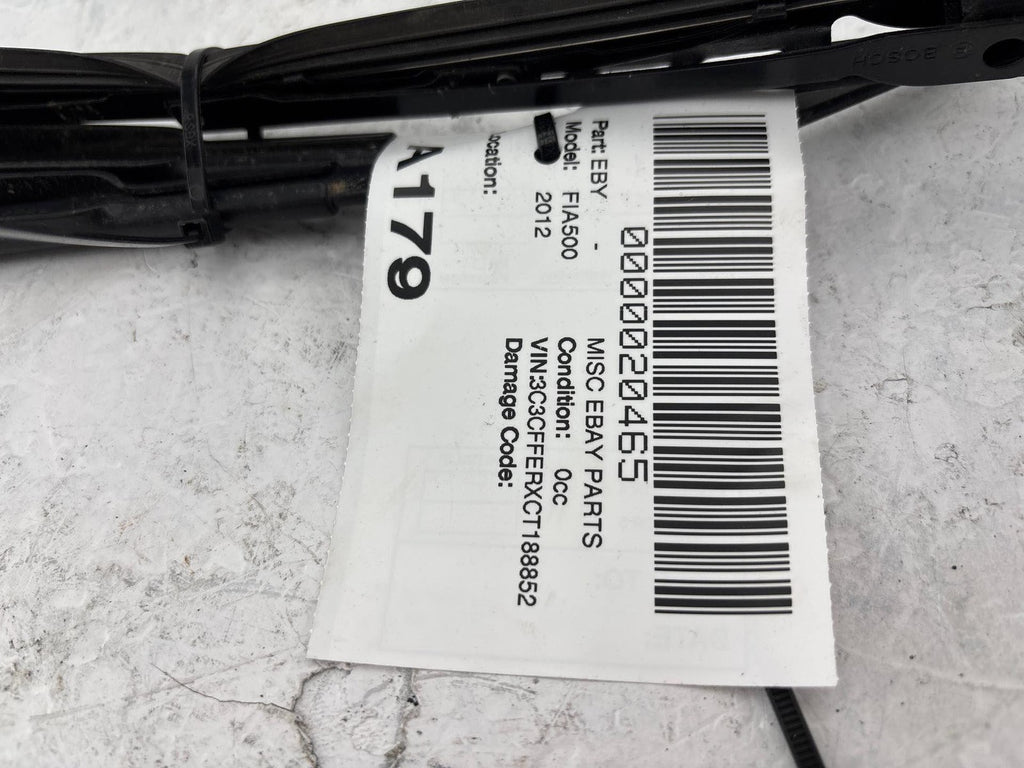 12-19 Fiat 500 Front Right & Left Windshield Wiper Arm Oem