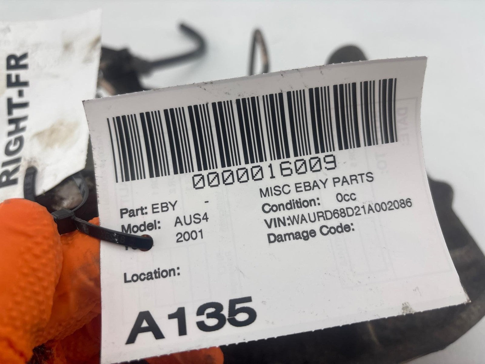 2000-2002 Audi S4 Front Right Brake Caliper Oem