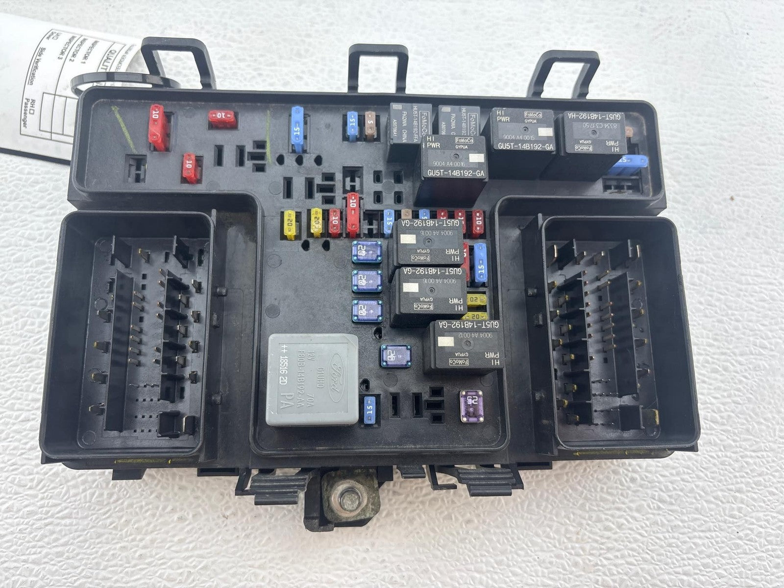 17-20 FORD FUSION 2.0L HYBRID ENGINE FUSE RELAY BOX OEM