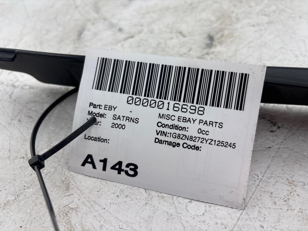 00-02 Saturn S Sw2 Rear Door Molding Trim Passenger Right Rh