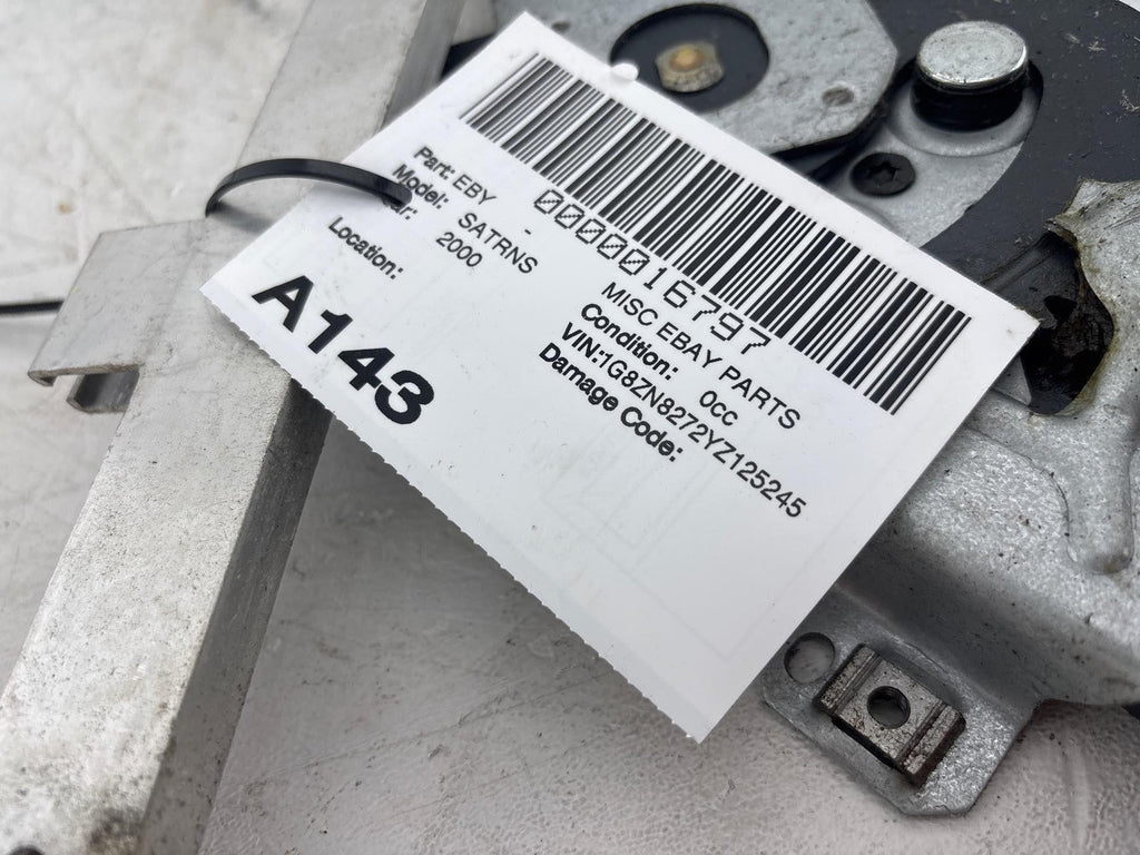 00-02 Saturn Sw2 Rear Passenger Side Door Window Regulator Oem