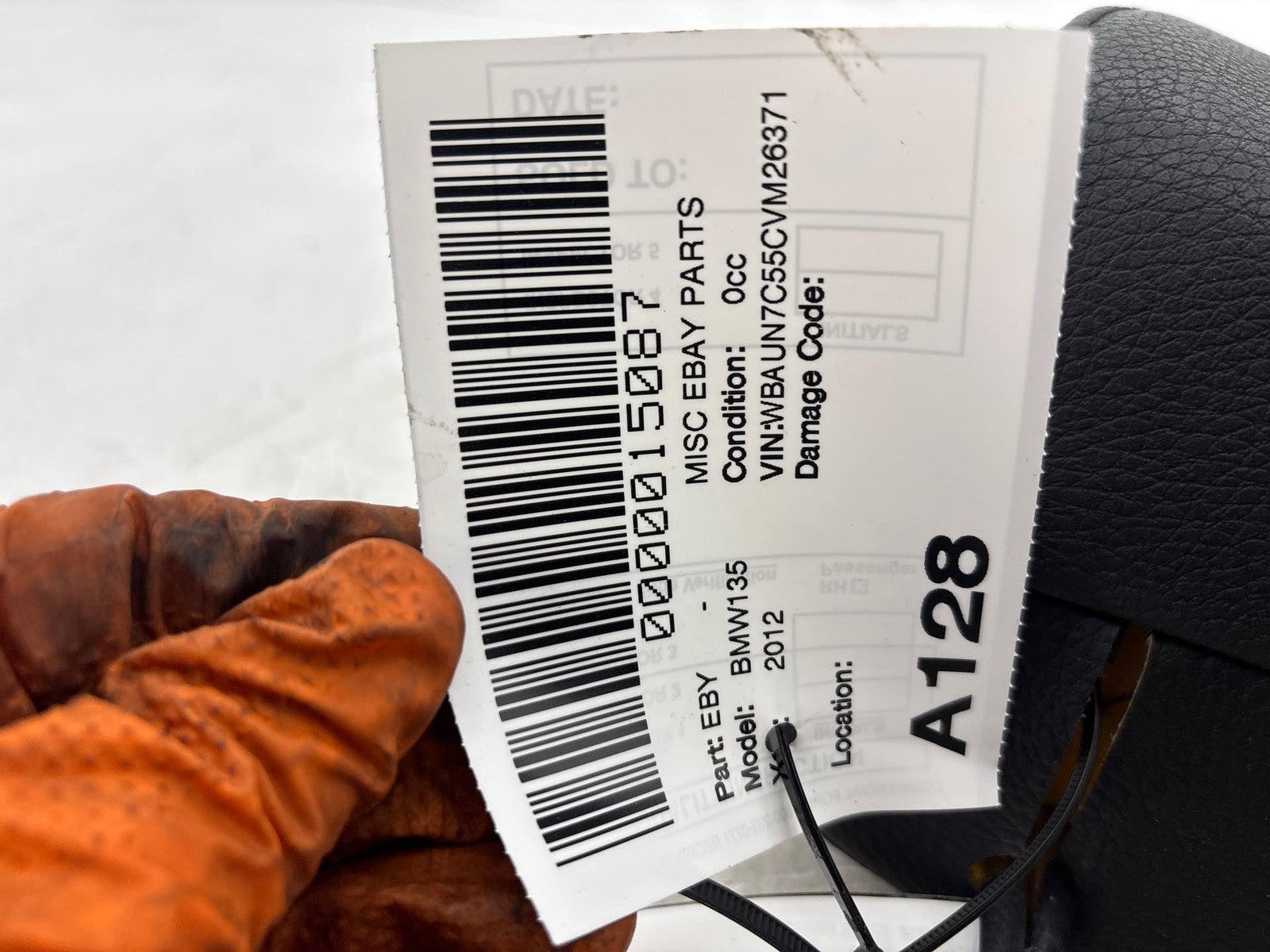 11-16 Bmw 128I 135I Front Left Driver Side Seat Headrest Head Rest Oem