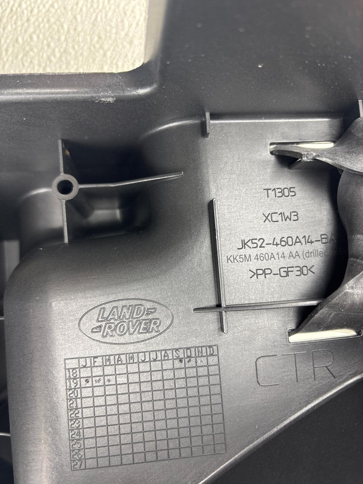 13-22 Land Rover Range Rover Sport Trunk Spare Tire Forward Support Ck 52-31012