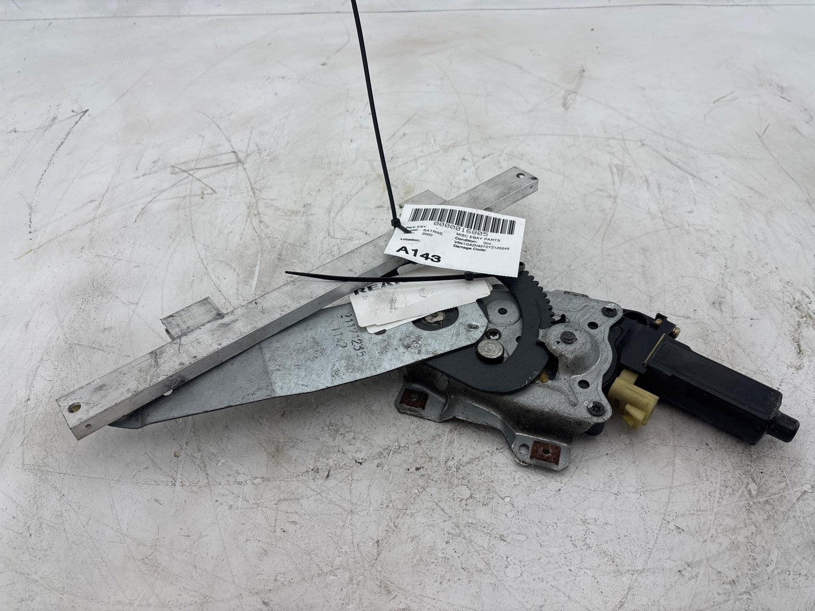 00-02 Saturn Sw2 Rear Driver Side Door Window Regulator Oem