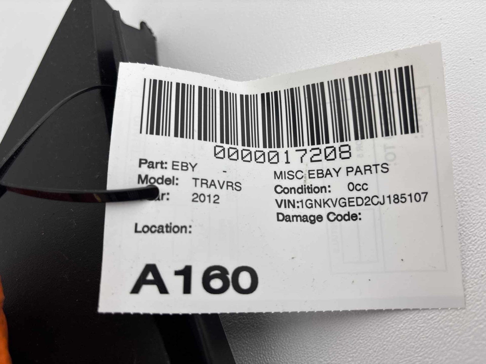 11-12 Chevrolet Traverse Front Dash Instrument Upper Defroster Grille Panel Oem