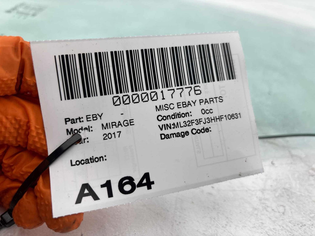 17-24 Mitsubishi Mirage G4 Sedan Passenger Right Front Door Window Glass