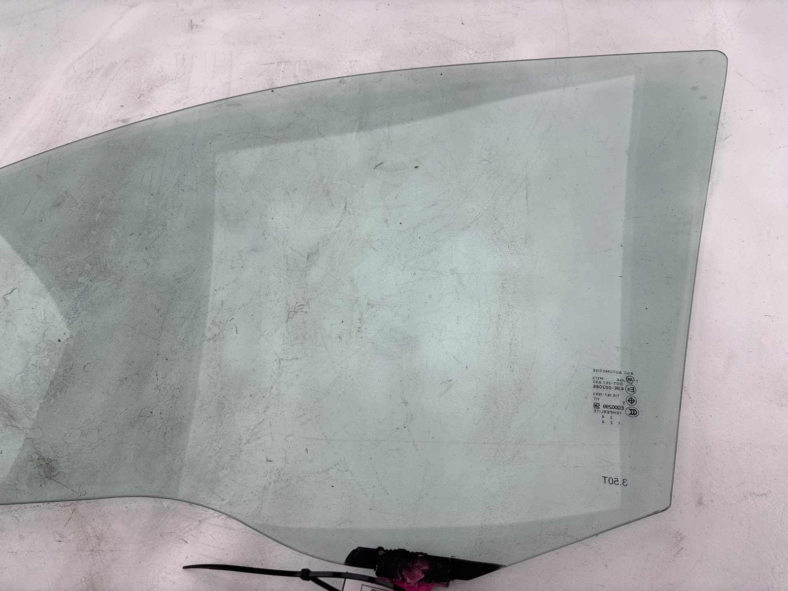 17-24 Mitsubishi Mirage G4 Sedan Passenger Right Front Door Window Glass