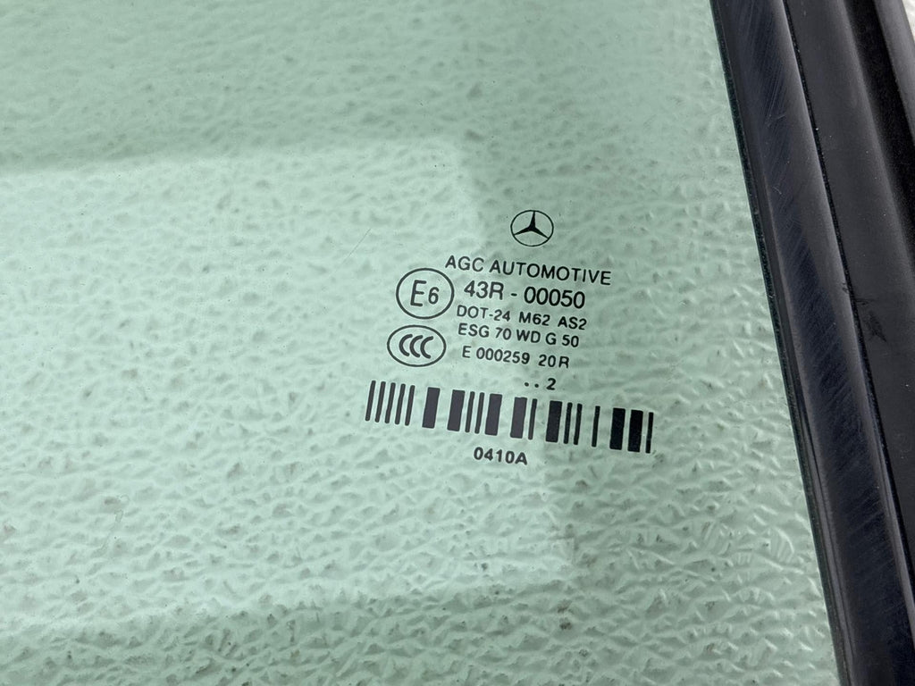 10-14 Mercedes E350 Coupe Rear Right Forward Window Quarter Glass Oem