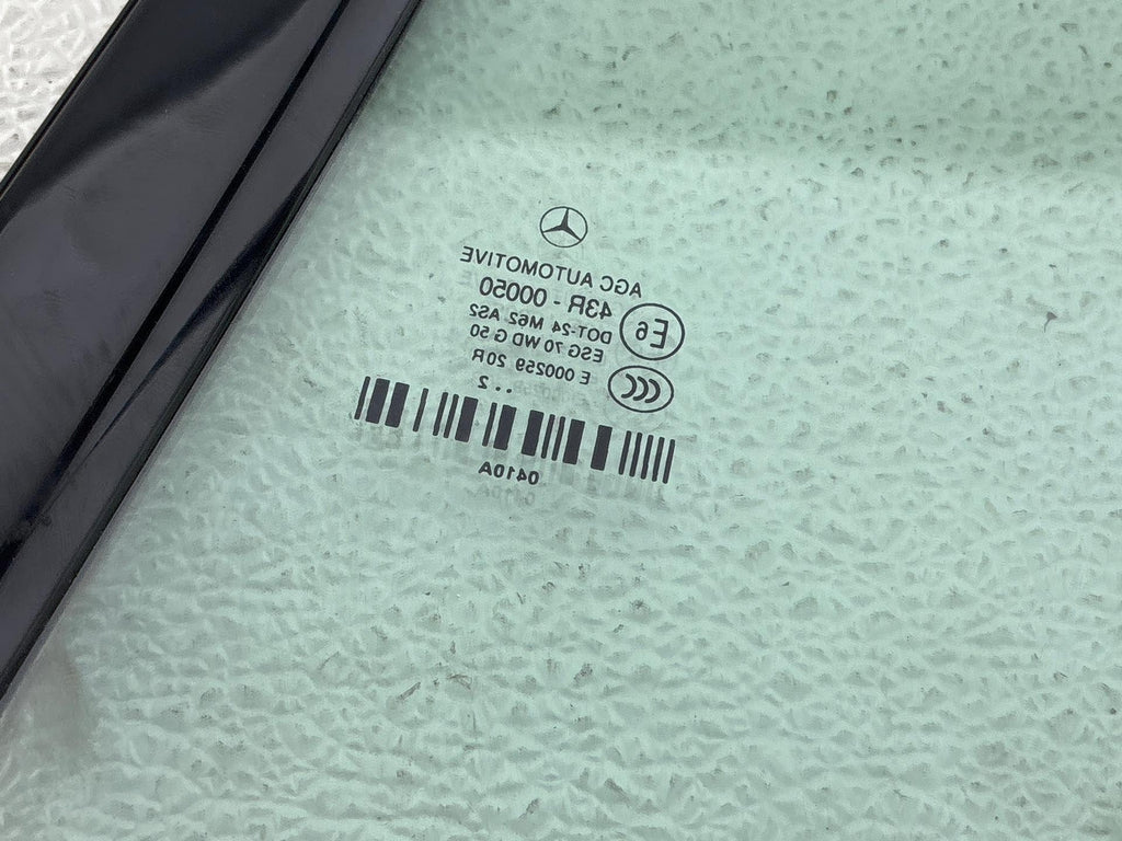 10-14 Mercedes E350 Coupe Rear Right Forward Window Quarter Glass Oem