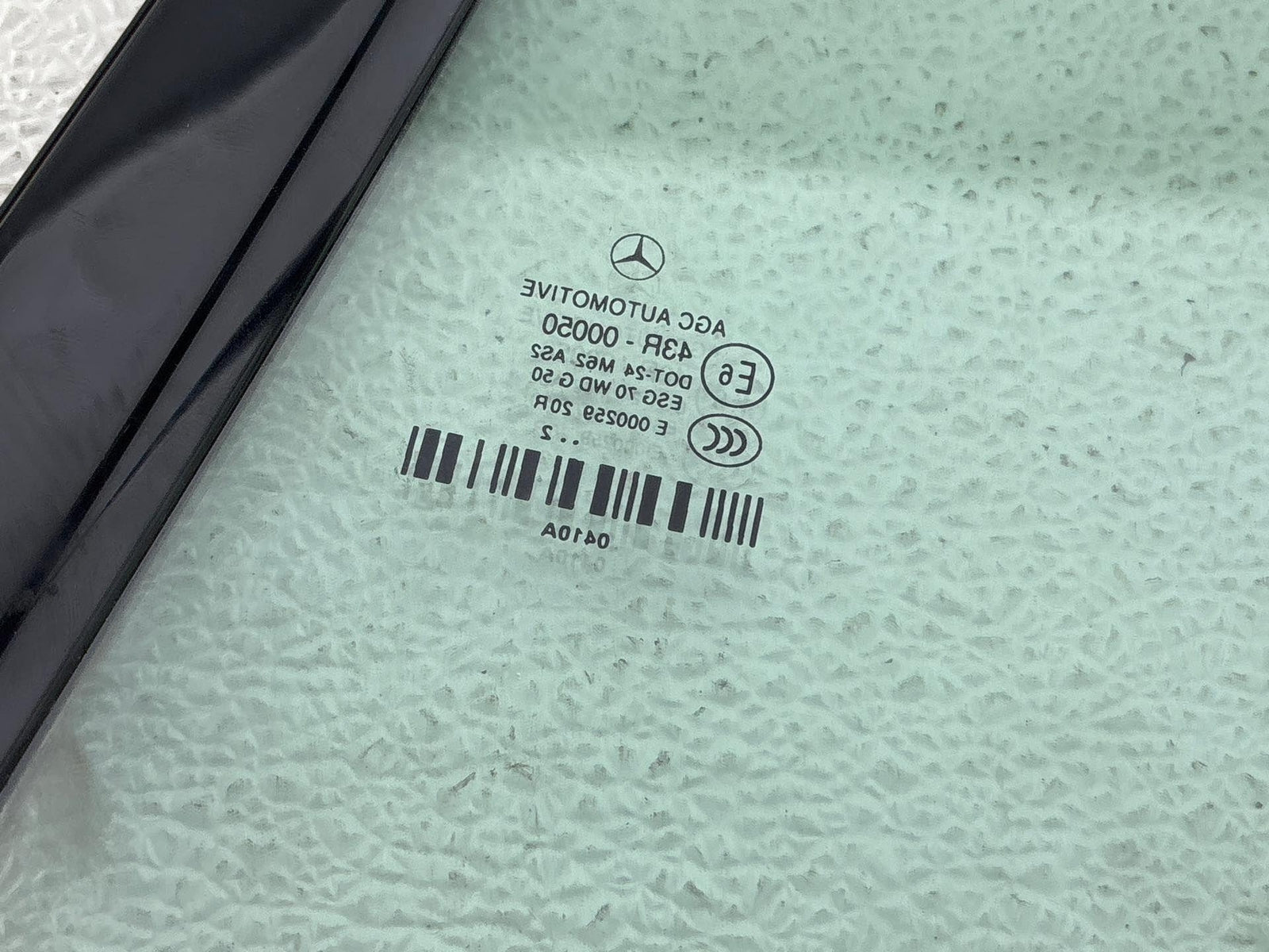 10-14 Mercedes E350 Coupe Rear Right Forward Window Quarter Glass Oem