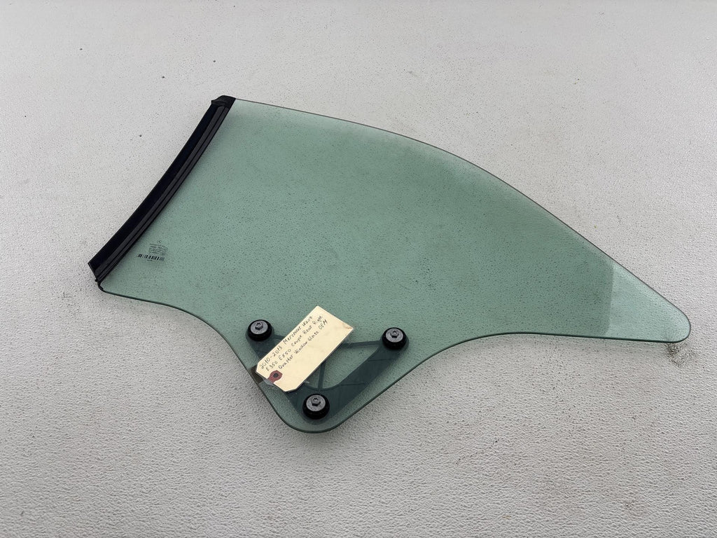 10-14 Mercedes E350 Coupe Rear Right Forward Window Quarter Glass Oem