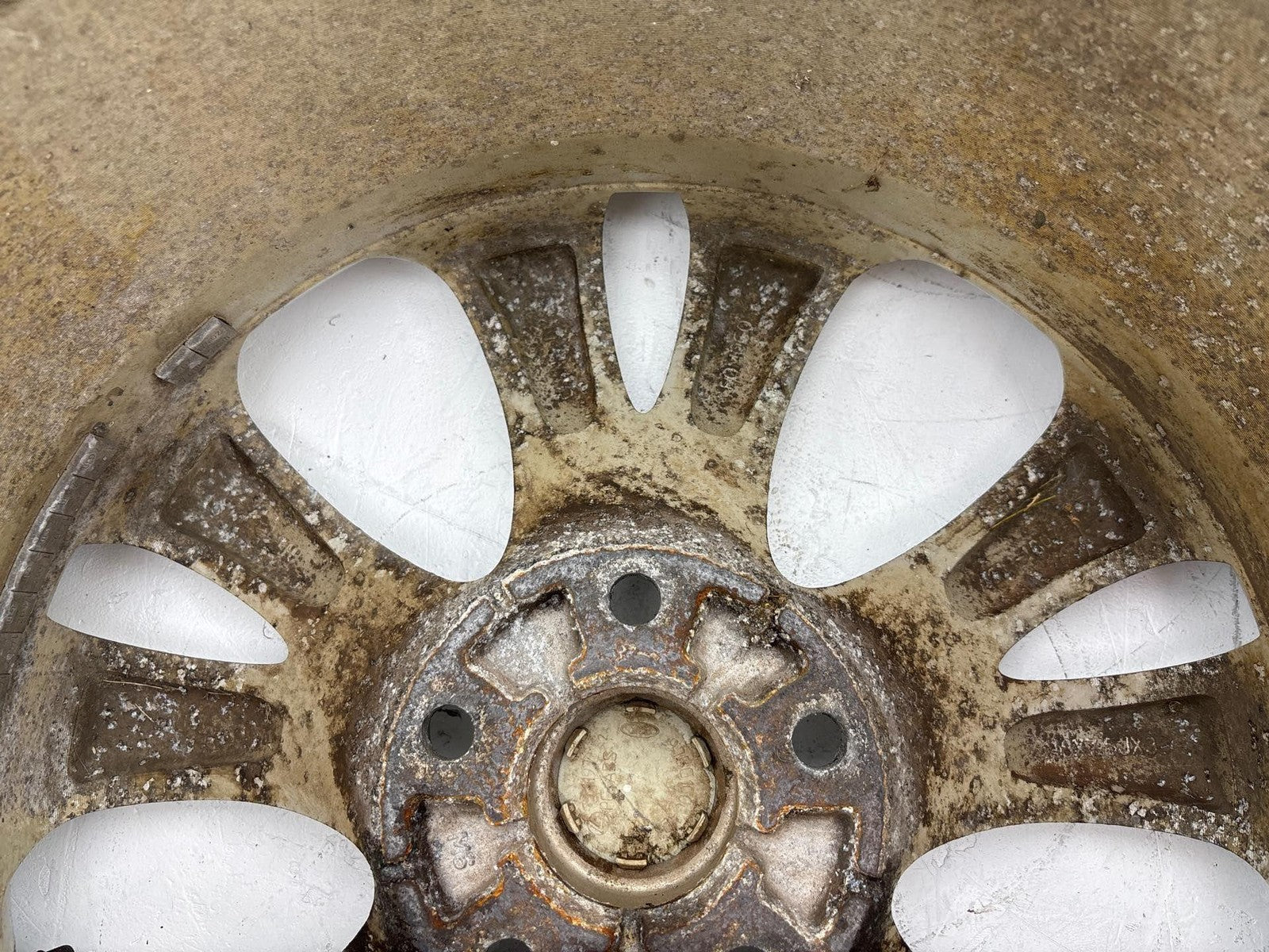 10-12 Ford Taurus Wheel 18X7 1/2 Aluminum 10 Spoke Painted Silver Bg1Z1007A