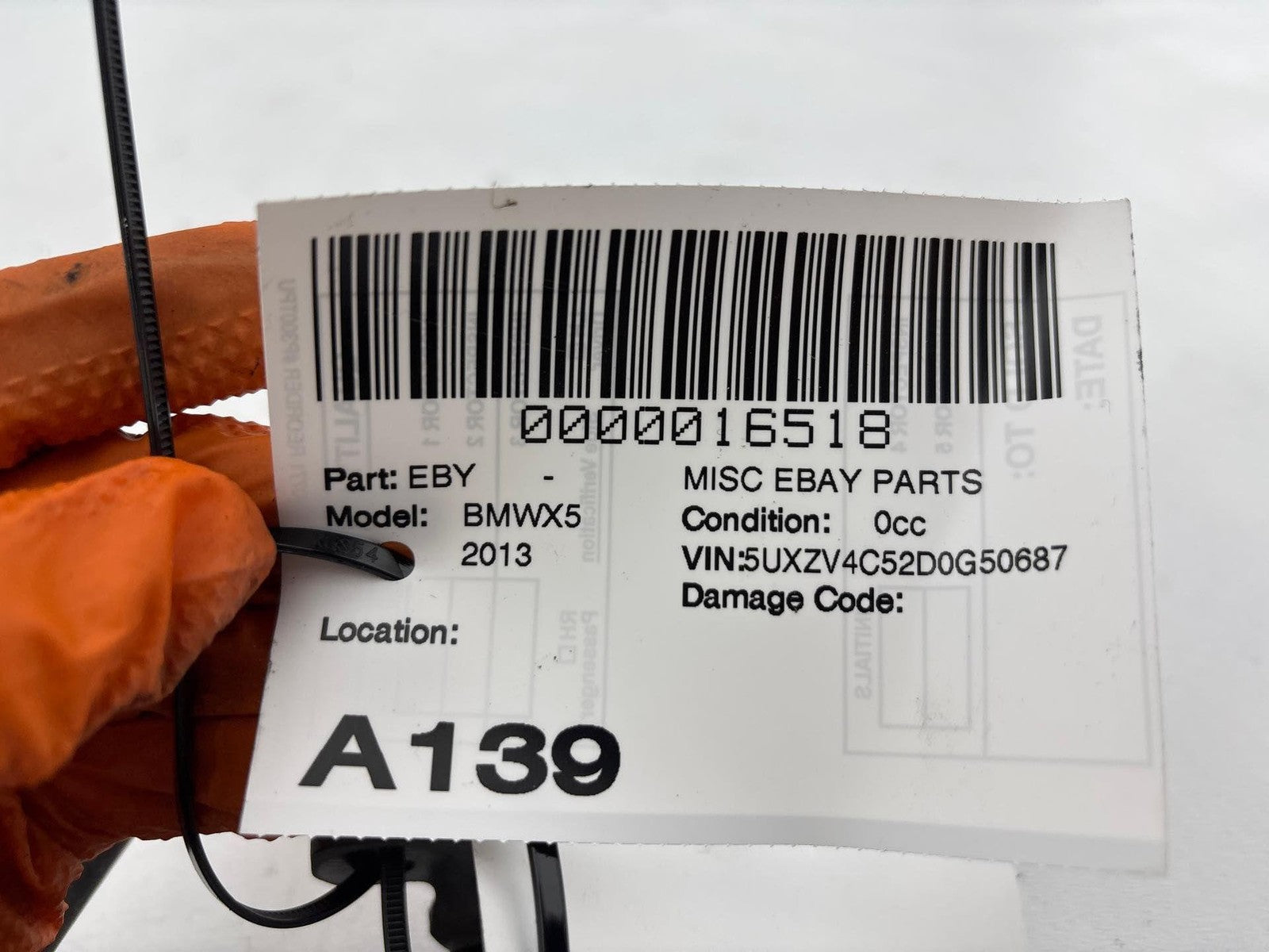 07-13 Bmw X5 E70 Trunk Tailgate Support Electric Lift Shock Strut Left Side Oem