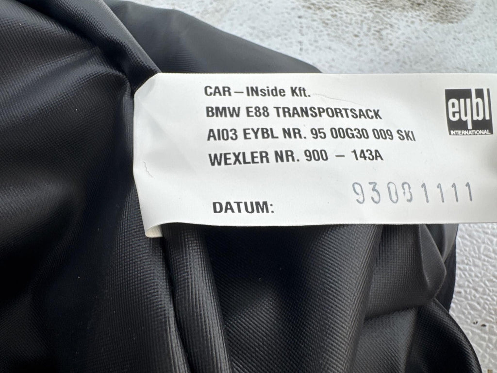 08-13 BMW 135i 1 SERIES E88 CONVERTIBLE TRANSPORT SACK SKI TUBE OEM