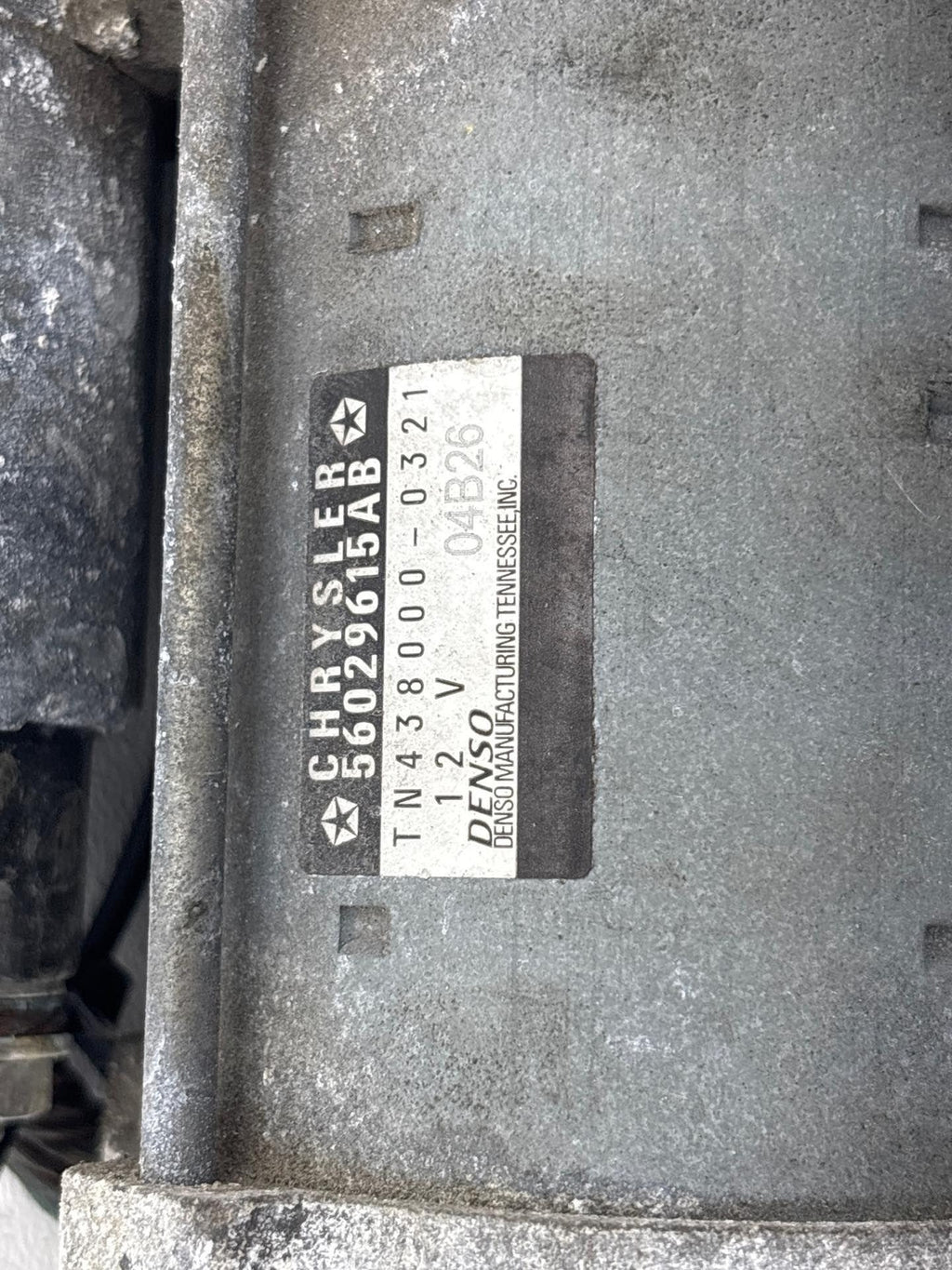 19-20-21-22-23 Jeep Cherokee 3.2L Engine Starter Motor 56029615Ab Oem