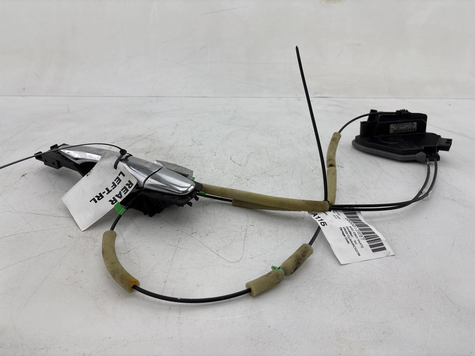 14-20 Infiniti Qx60 Rear Left Side Door Outside Handle W/Lock Latch Actuator Oem