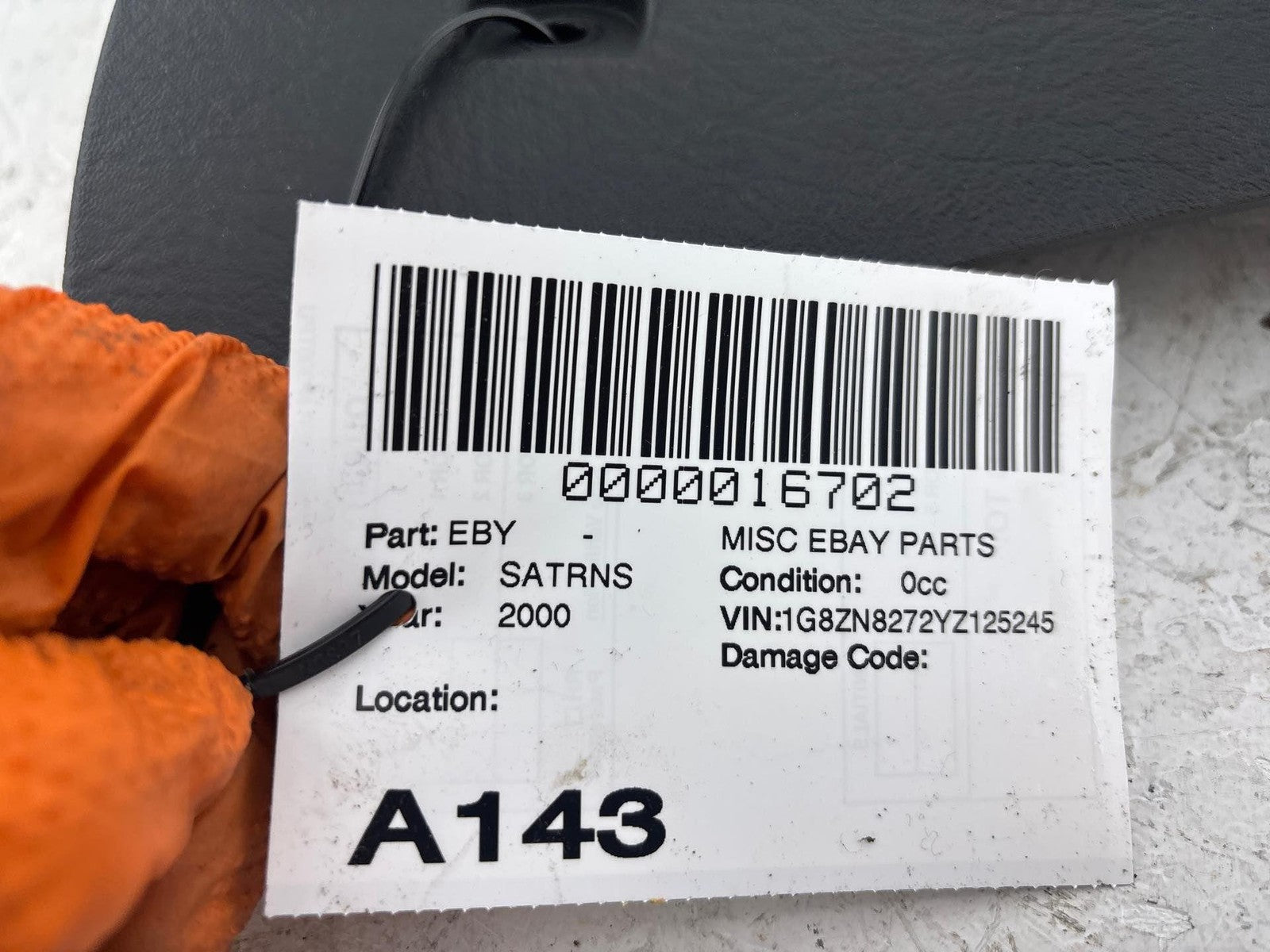 00-02 Saturn Sw2 Lower Dash Left Side Knee Bolster Trim Panel Cover Bezel