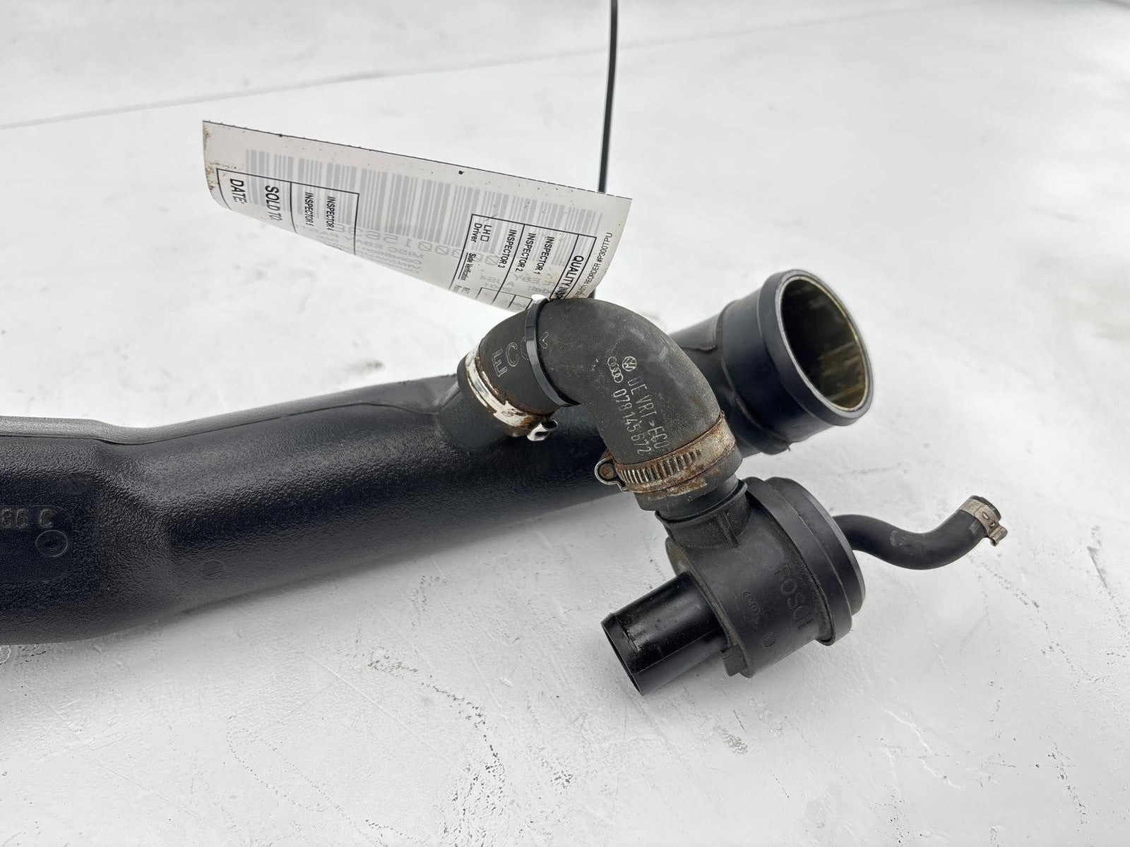 2000-2002 Audi S4 Right Intercooler Pipe Oem 078-145-686-G