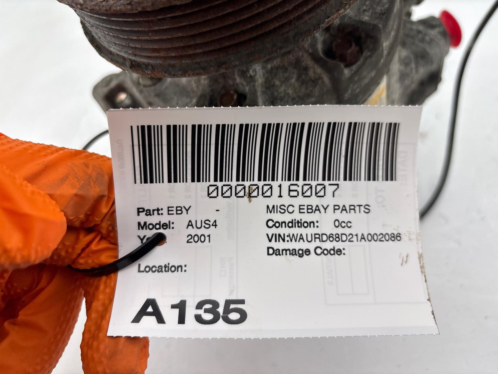 2000-2002 Audi S4 A/C Air Compressor OEM 4B0-260-805-B