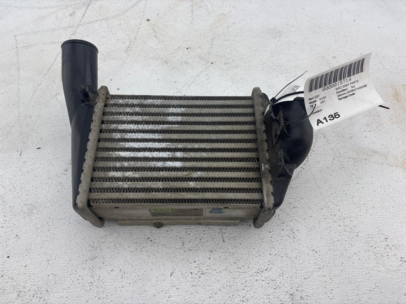 2000-2001 Audi S4 Right Side Intercooler 078-145-806-F OEM