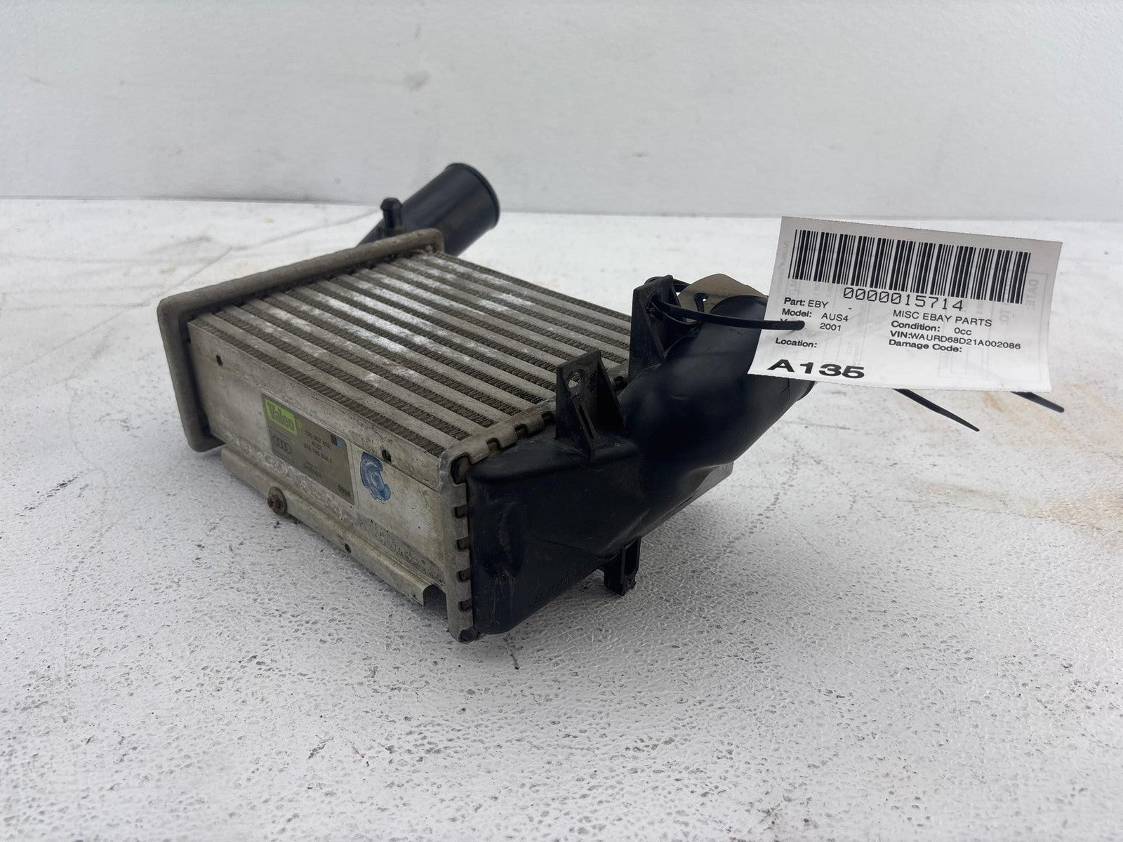 2000-2001 Audi S4 Right Side Intercooler 078-145-806-F OEM